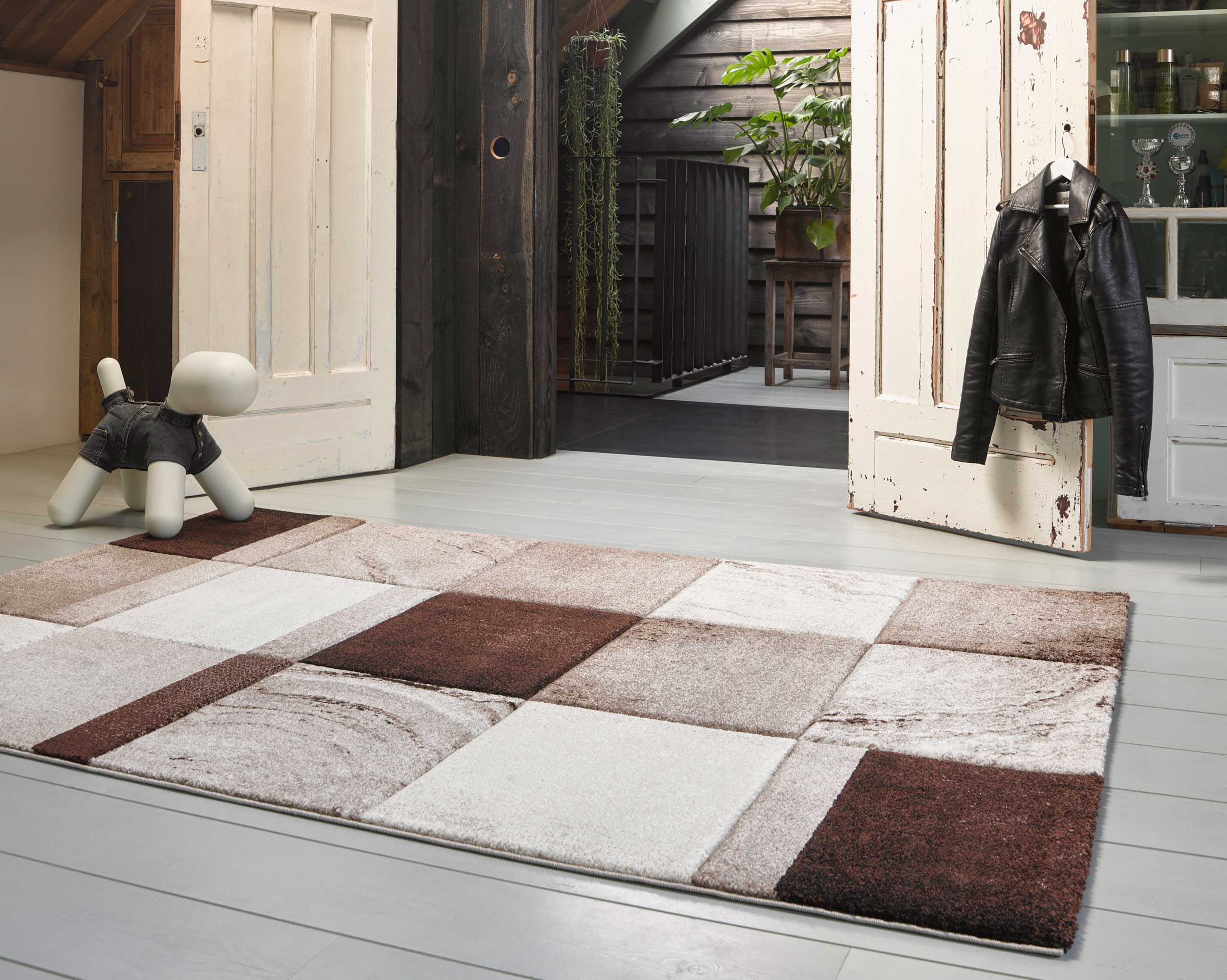 Teppich Kurzflor Beige Braun » Mirage « WECONhome - Ansicht 6