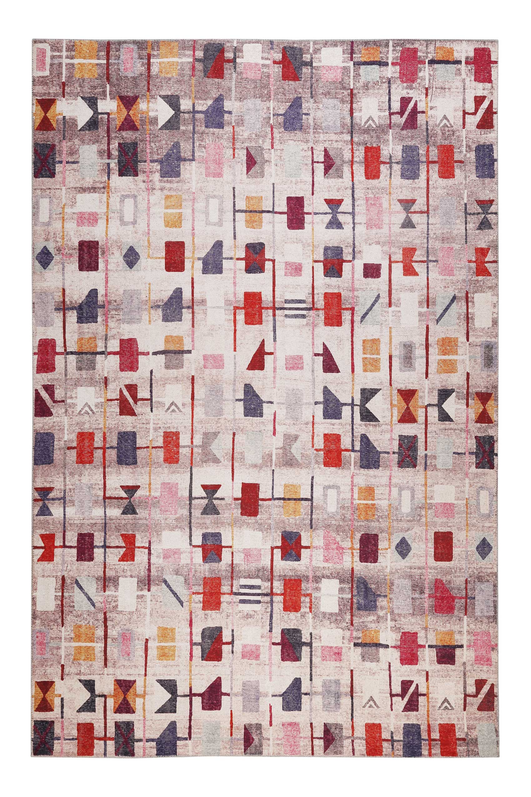 Teppich Bunt Vintage 