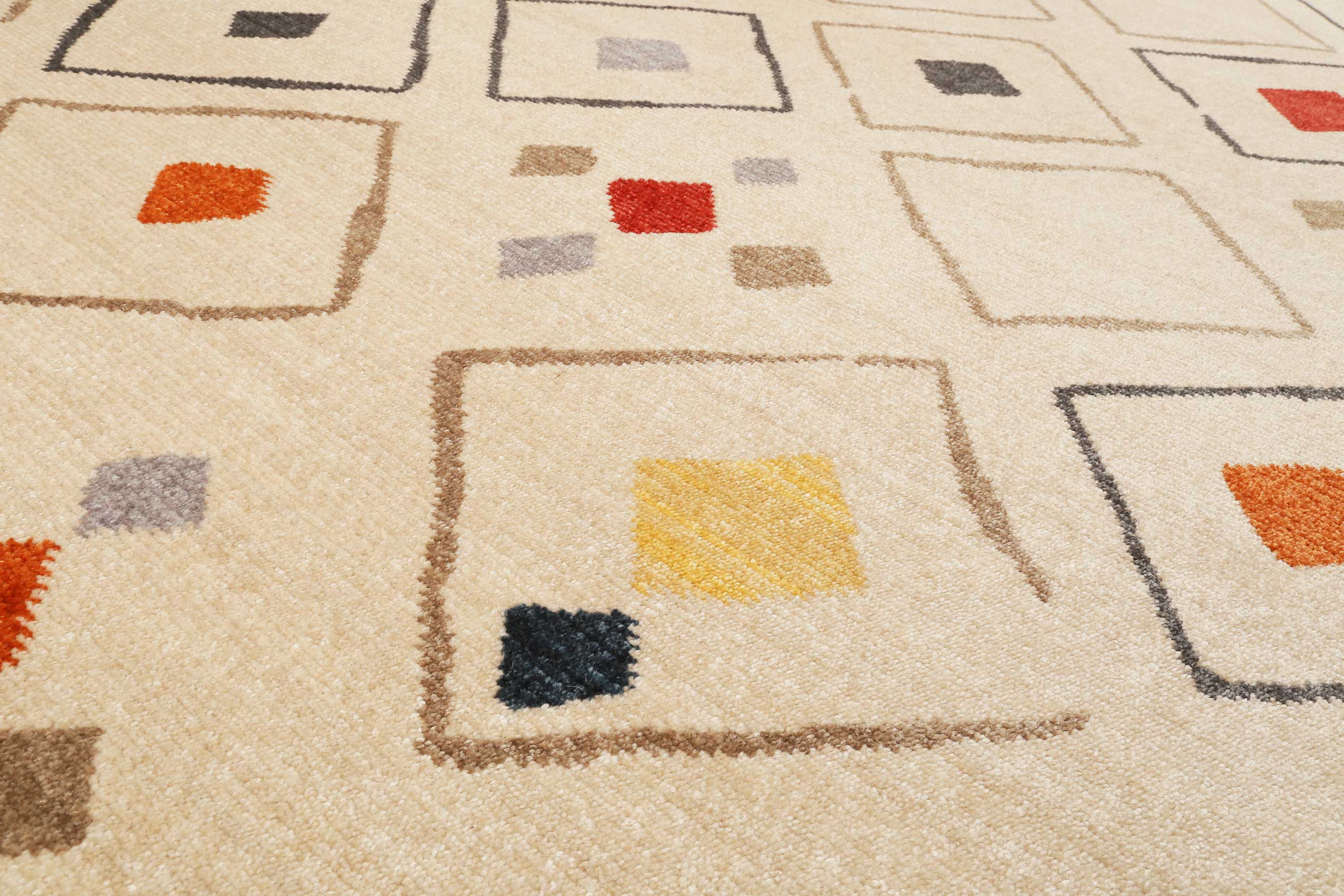 Teppich Beige Bunt Kurzflor » Mont Royal « WECONhome - Ansicht 5