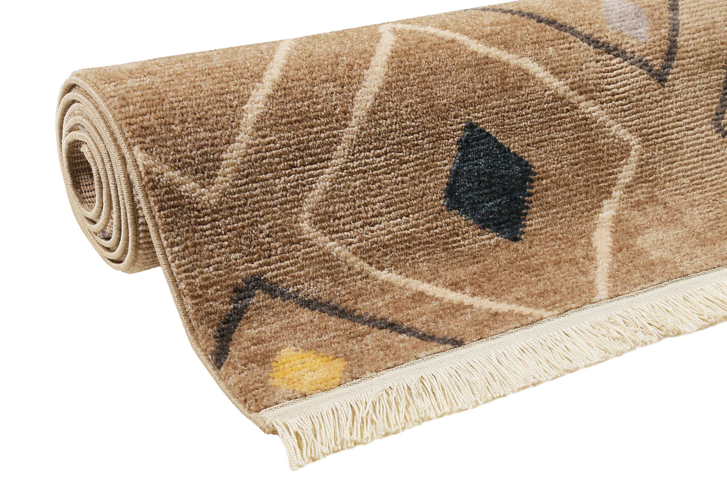 Teppich Sand Braun Bunt Kurzflor » Mont Royal « WECONhome - Ansicht 7