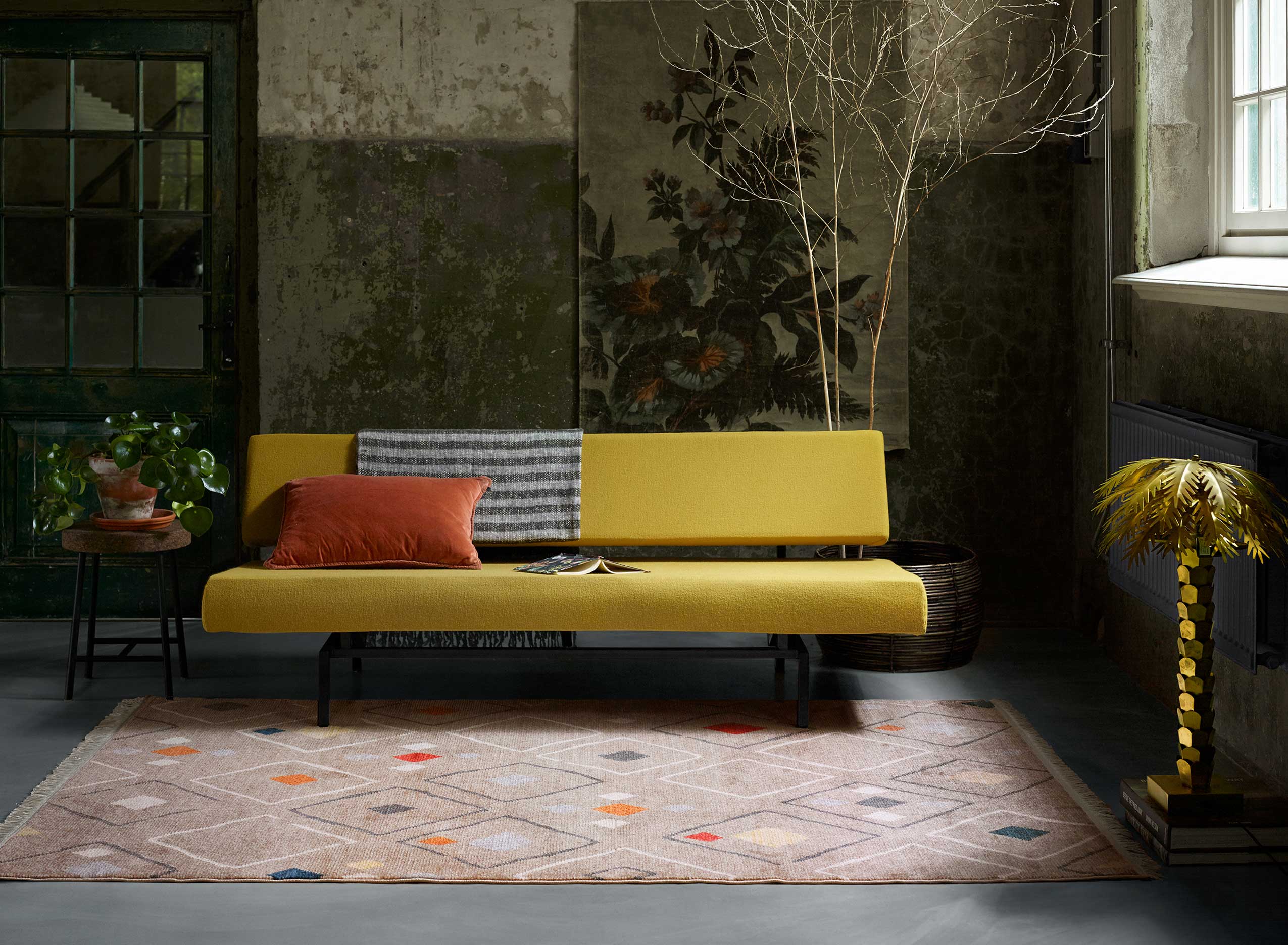 Teppich Sand Braun Bunt Kurzflor » Mont Royal « WECONhome - Ansicht 8