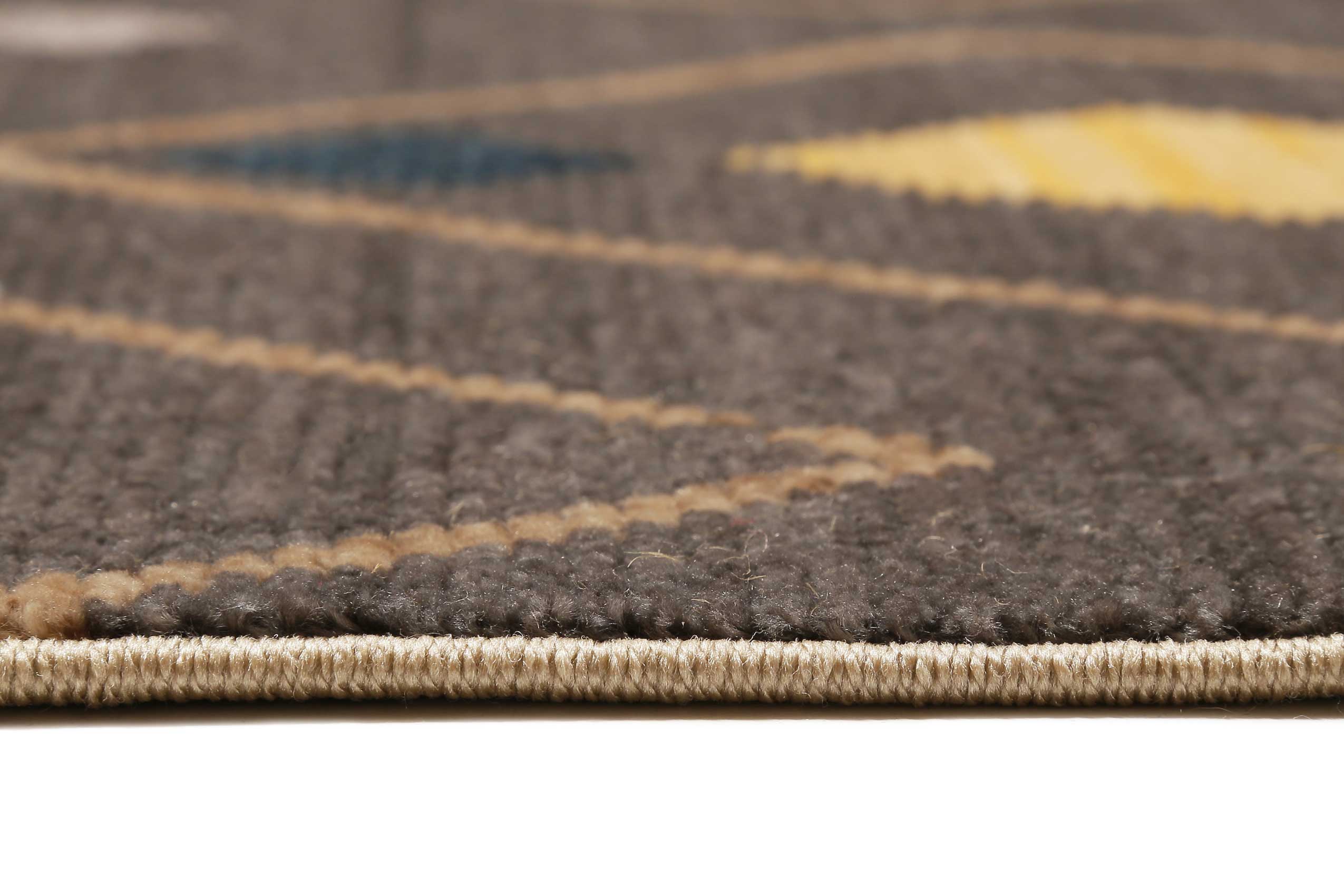 Teppich Dunkelgrau Bunt Kurzflor B-Ware 
