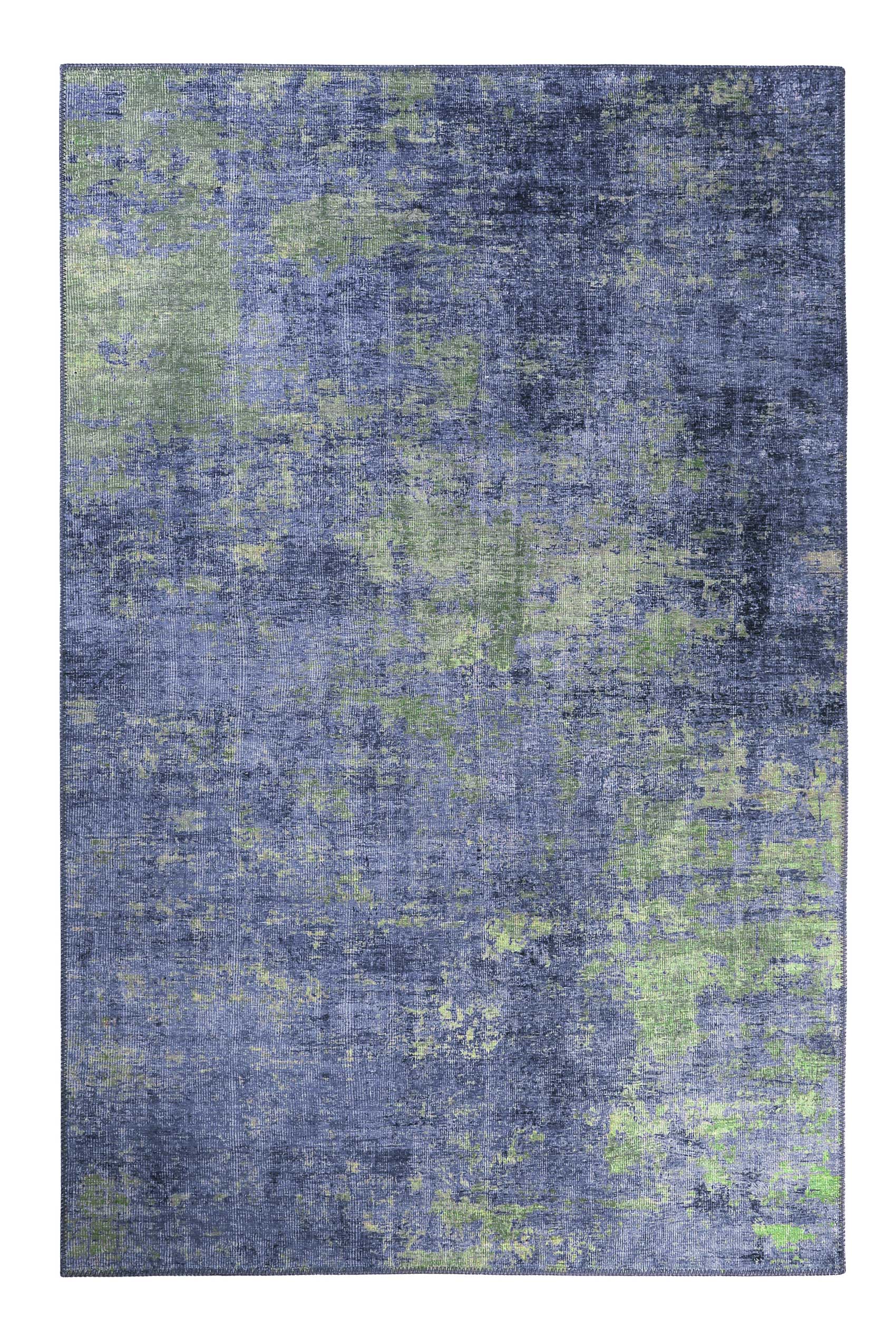 Vintage Teppich Blaugrau Grün » Night Hour « WECONhome - Ansicht 1