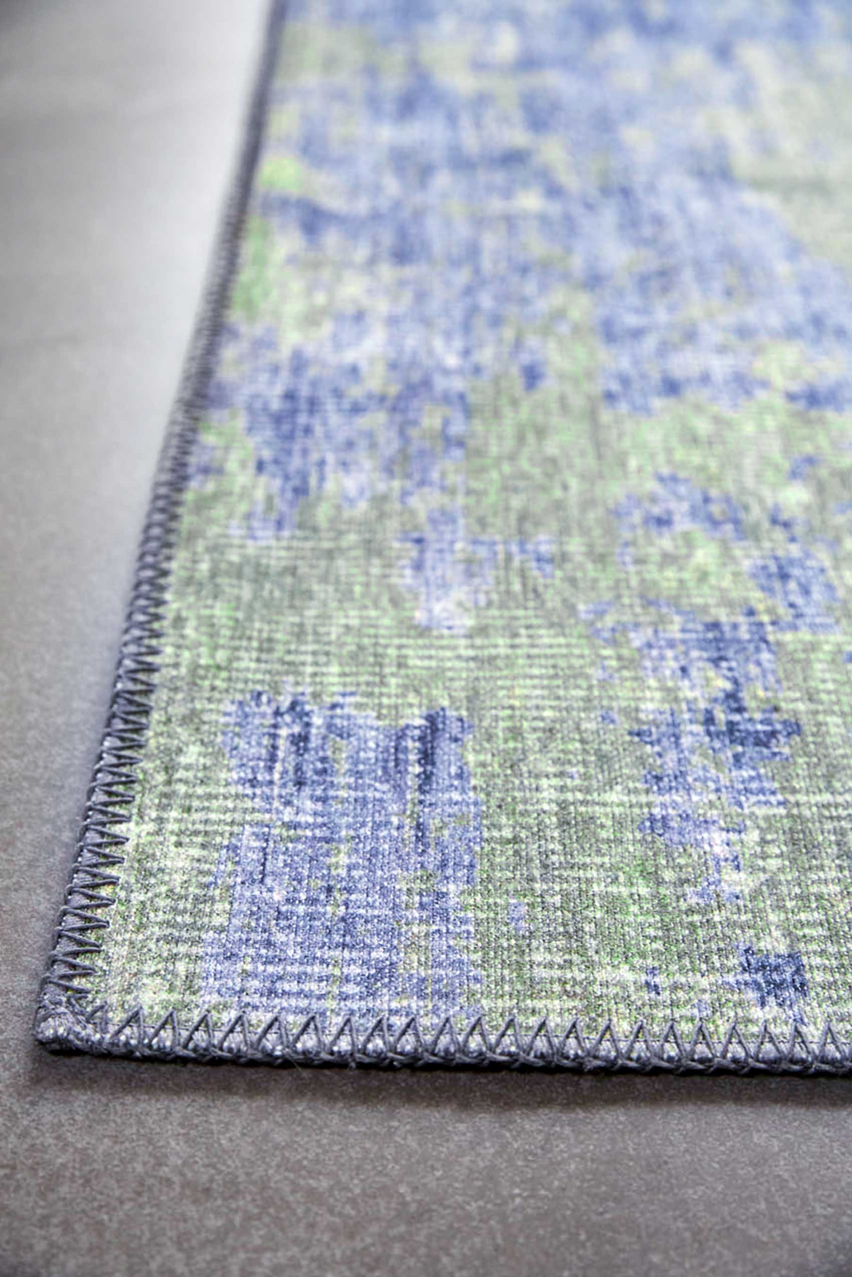 Vintage Teppich Blaugrau Grün » Night Hour « WECONhome - Ansicht 7