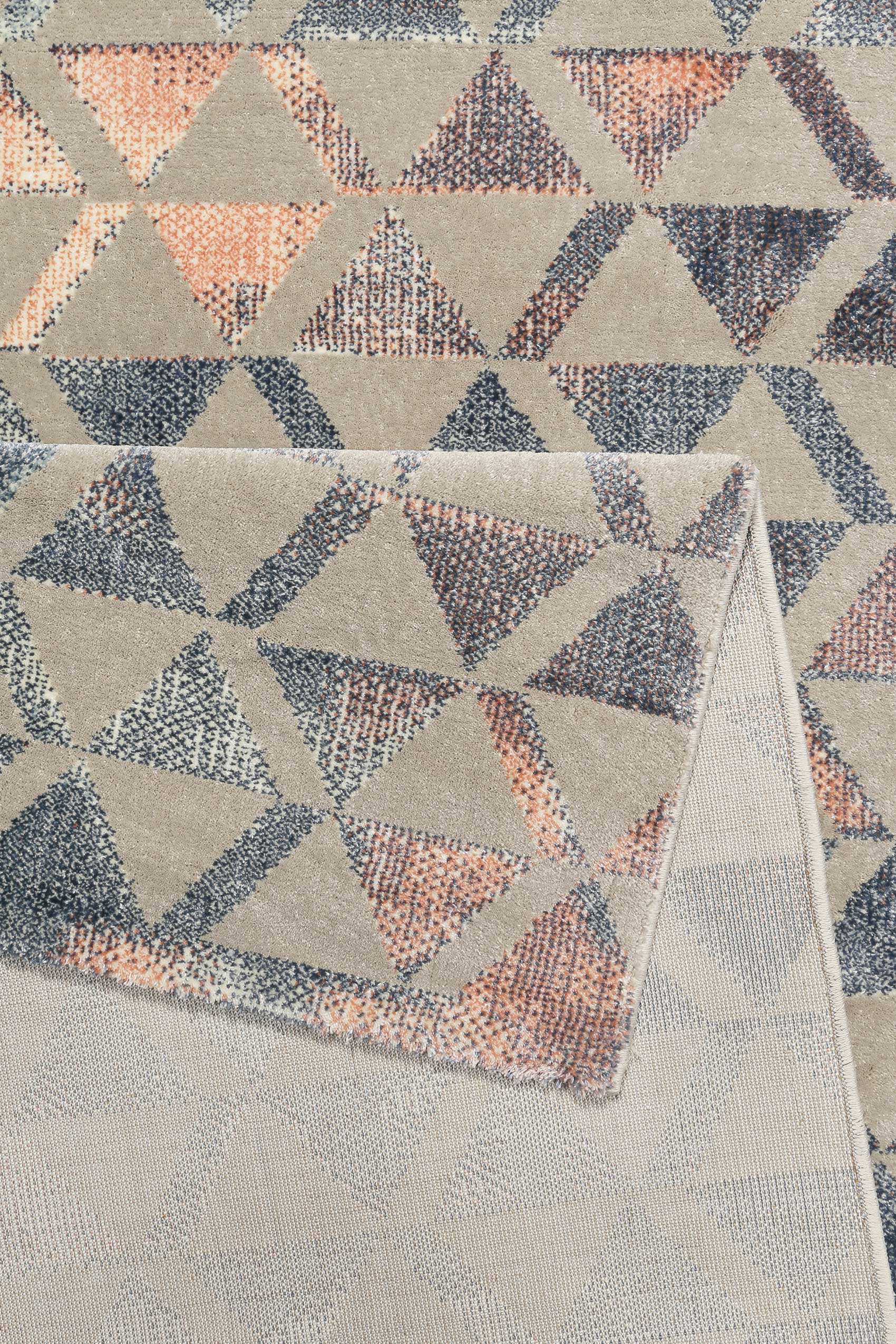 Teppich Grau Blau Rosa Kurzflor » Pearl 2.0 « WECONhome - Ansicht 3