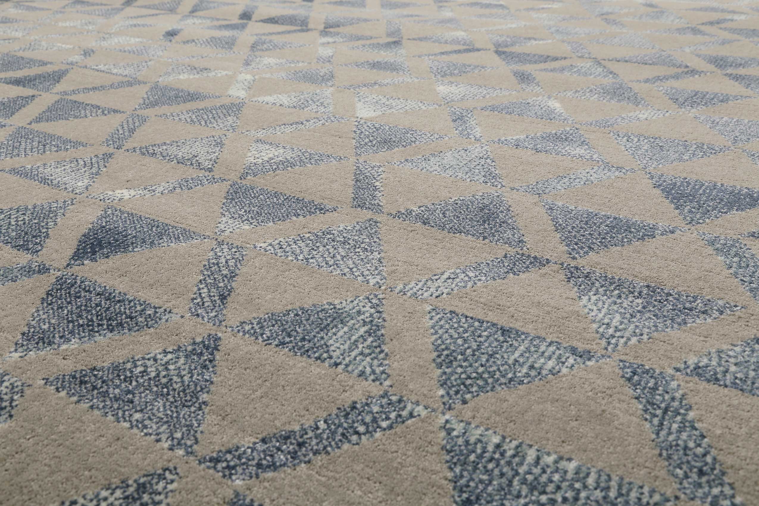 Teppich Grau Blau Silber Kurzflor » Pearl 2.0 « WECONhome - Ansicht 5