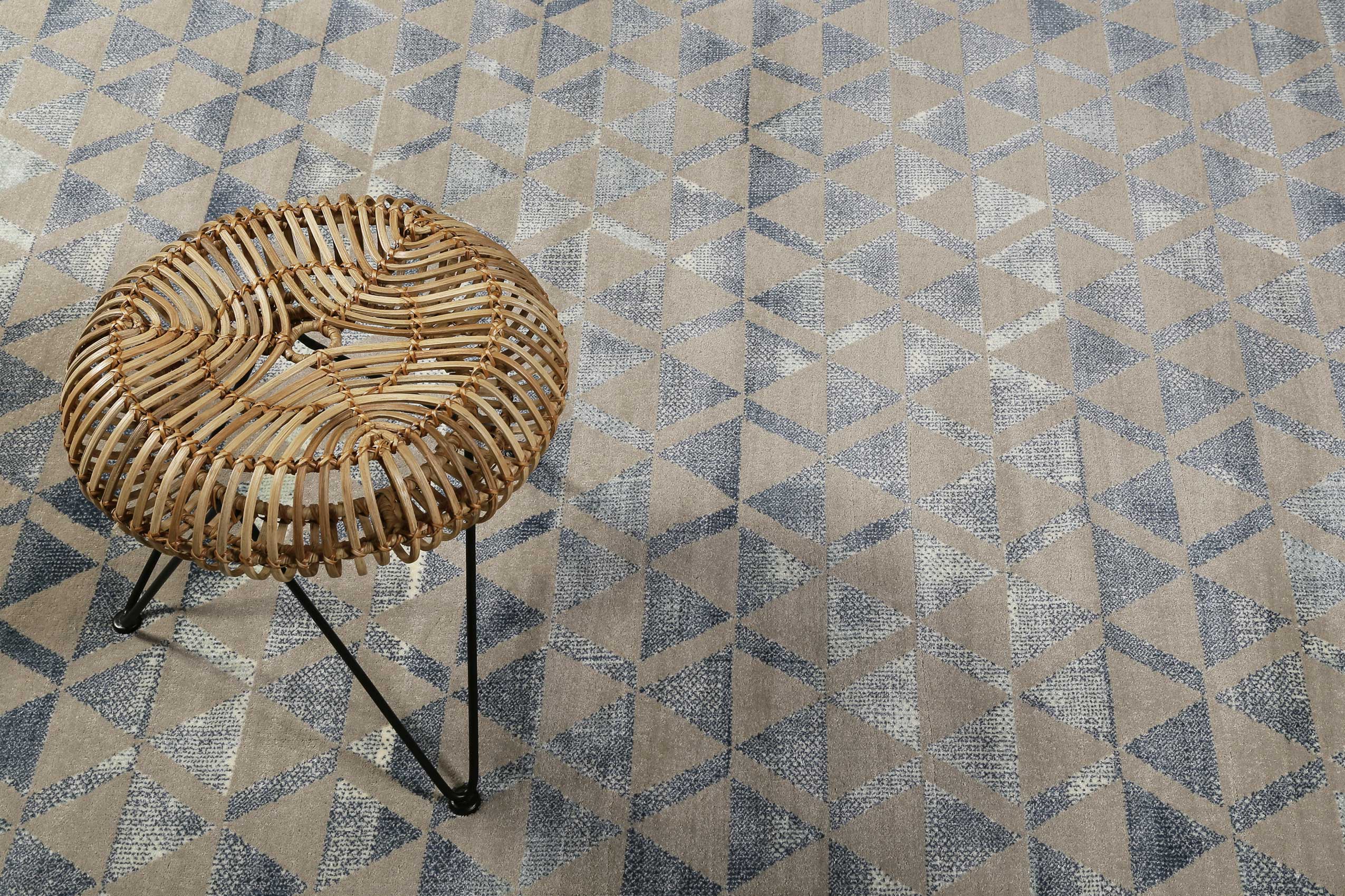Teppich Grau Blau Silber Kurzflor » Pearl 2.0 « WECONhome - Ansicht 6
