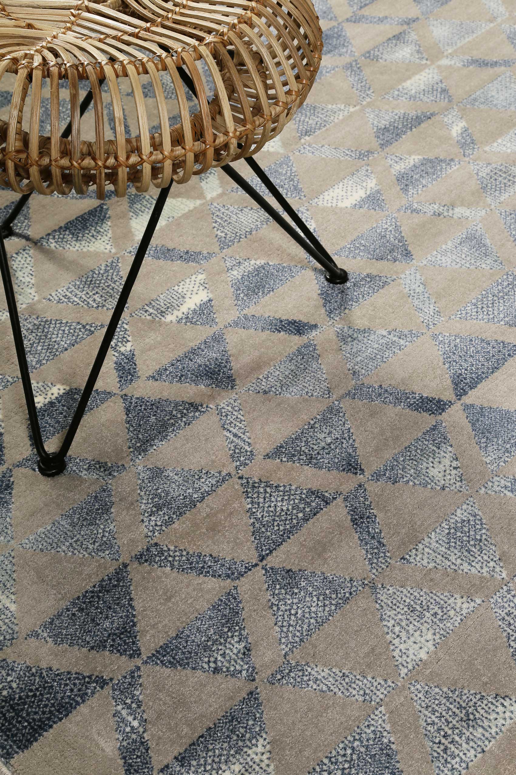 Teppich Grau Blau Silber Kurzflor » Pearl 2.0 « WECONhome - Ansicht 7