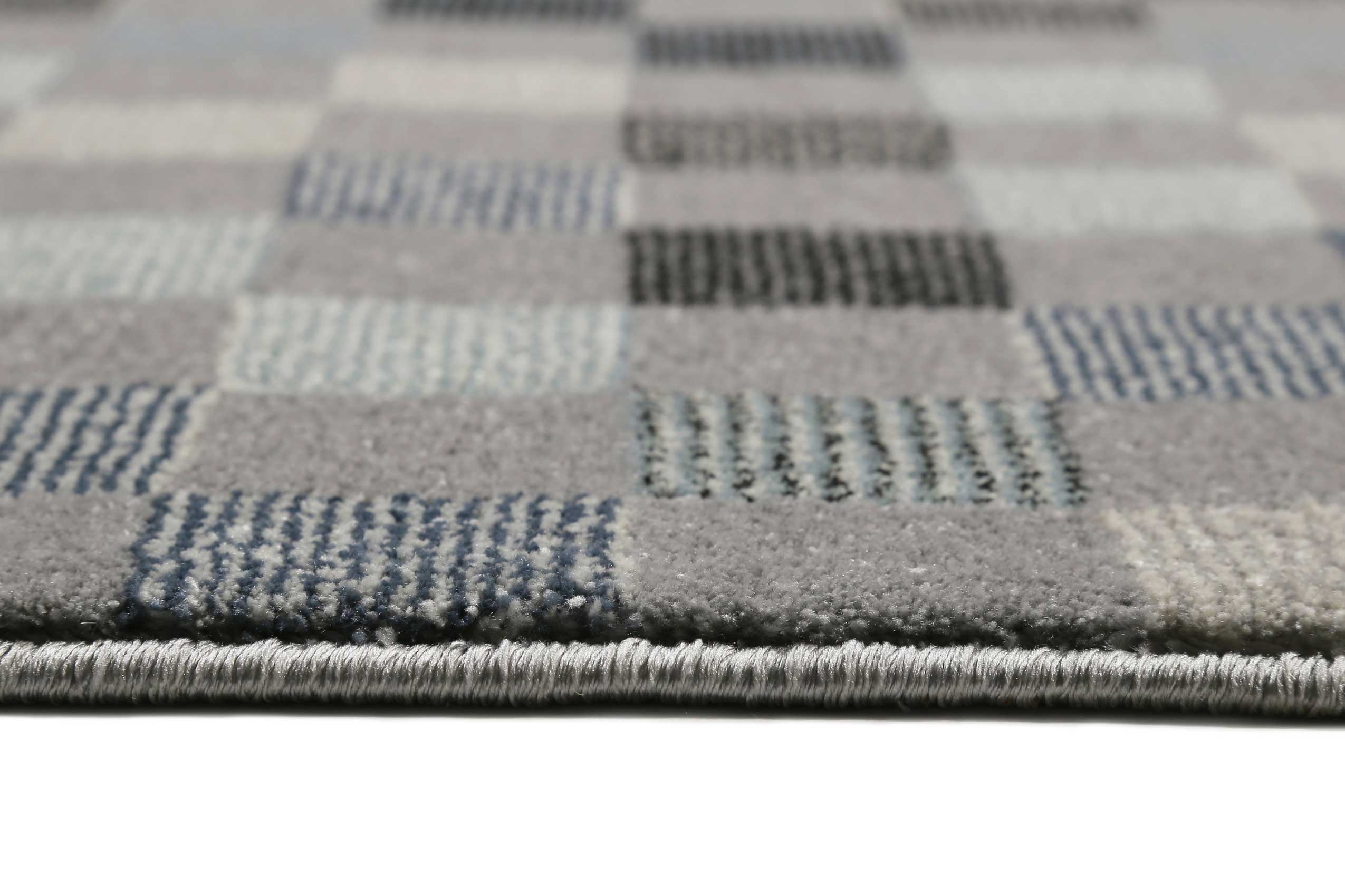 Teppich Grau Kurzflor 