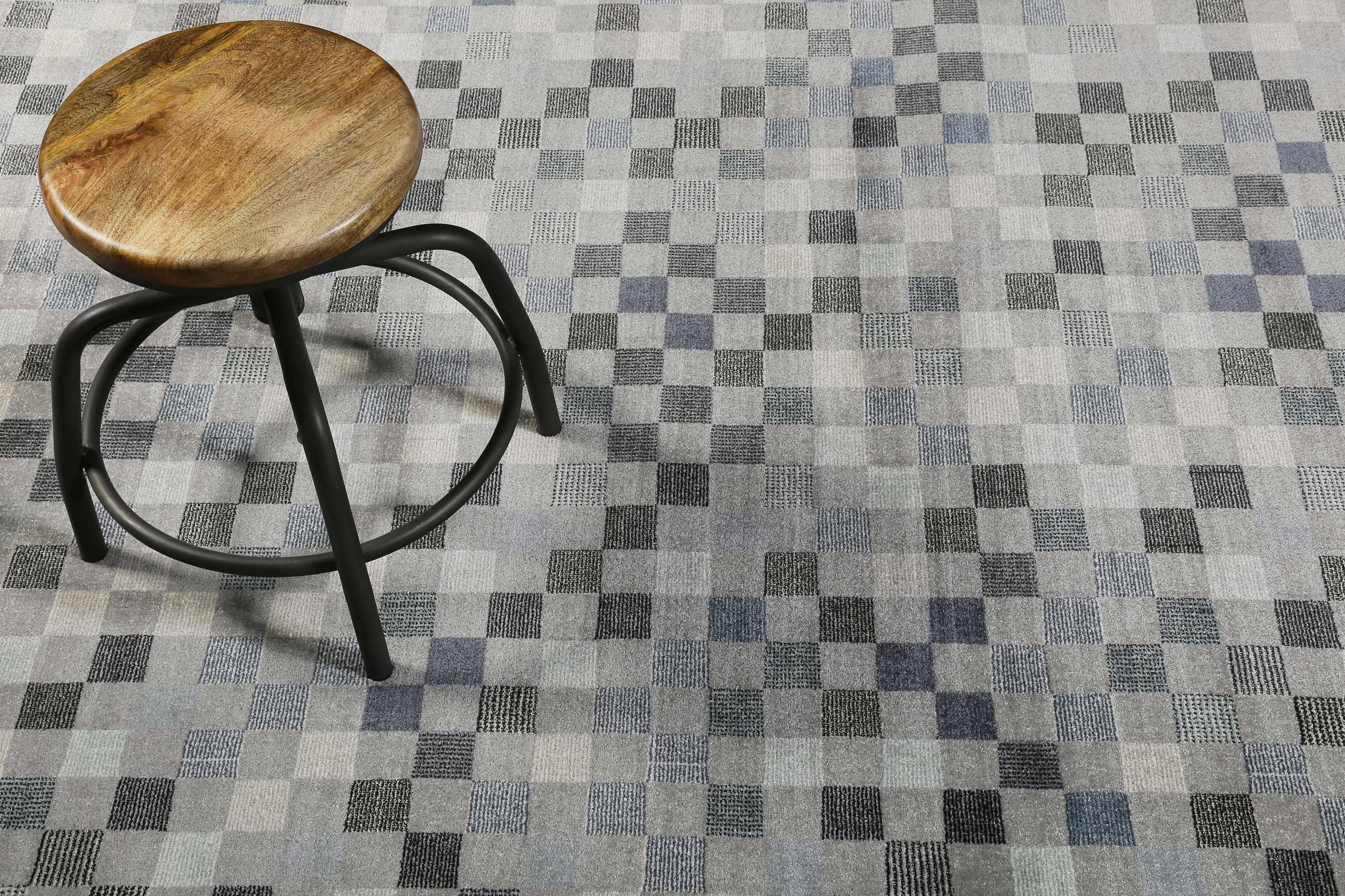 Teppich Grau Kurzflor 