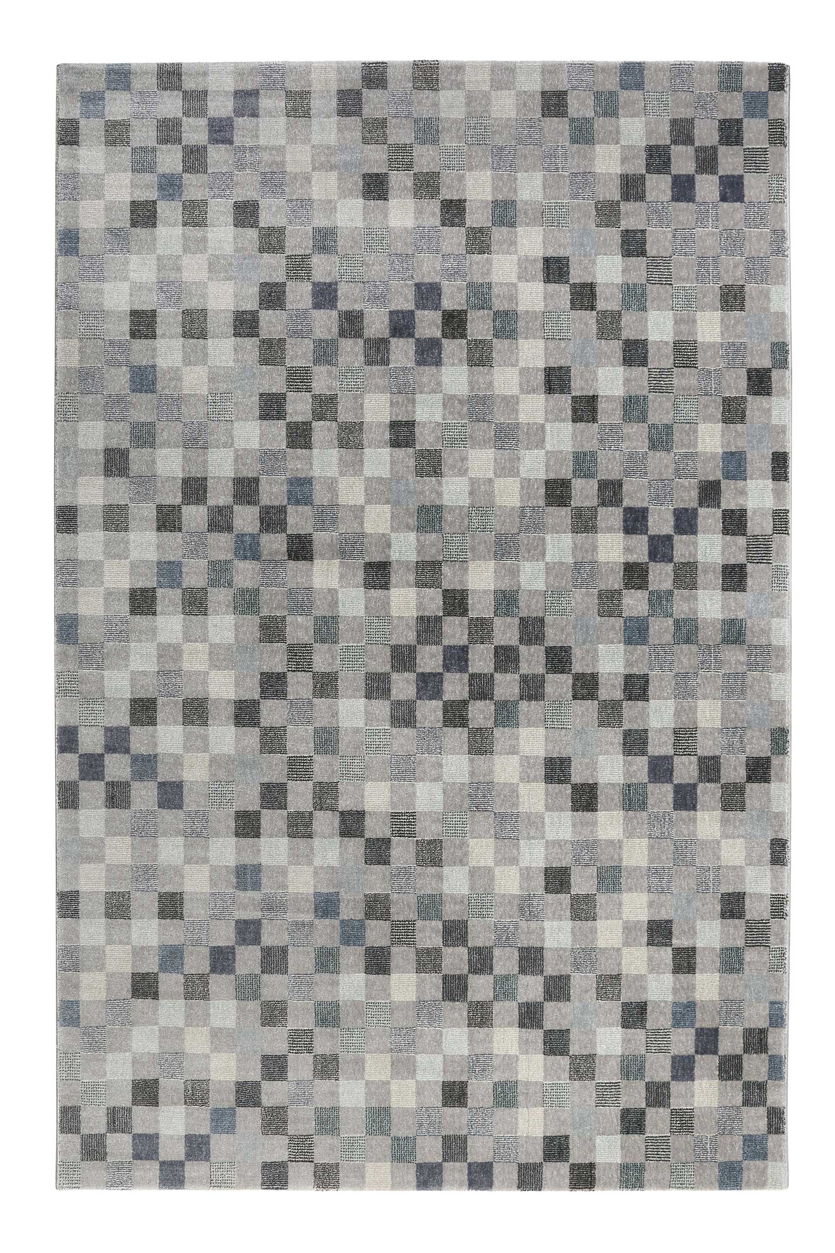 Teppich Grau Kurzflor 