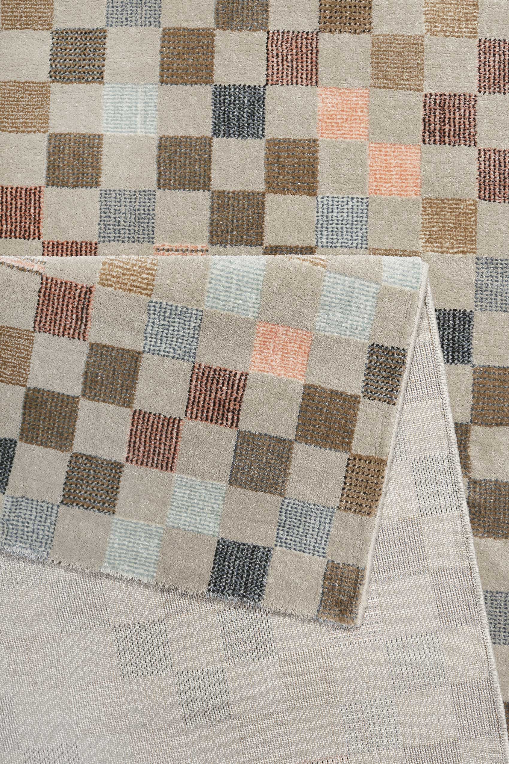 Teppich Beige Bunt Kurzflor » Physical 2.0 « WECONhome - Ansicht 3