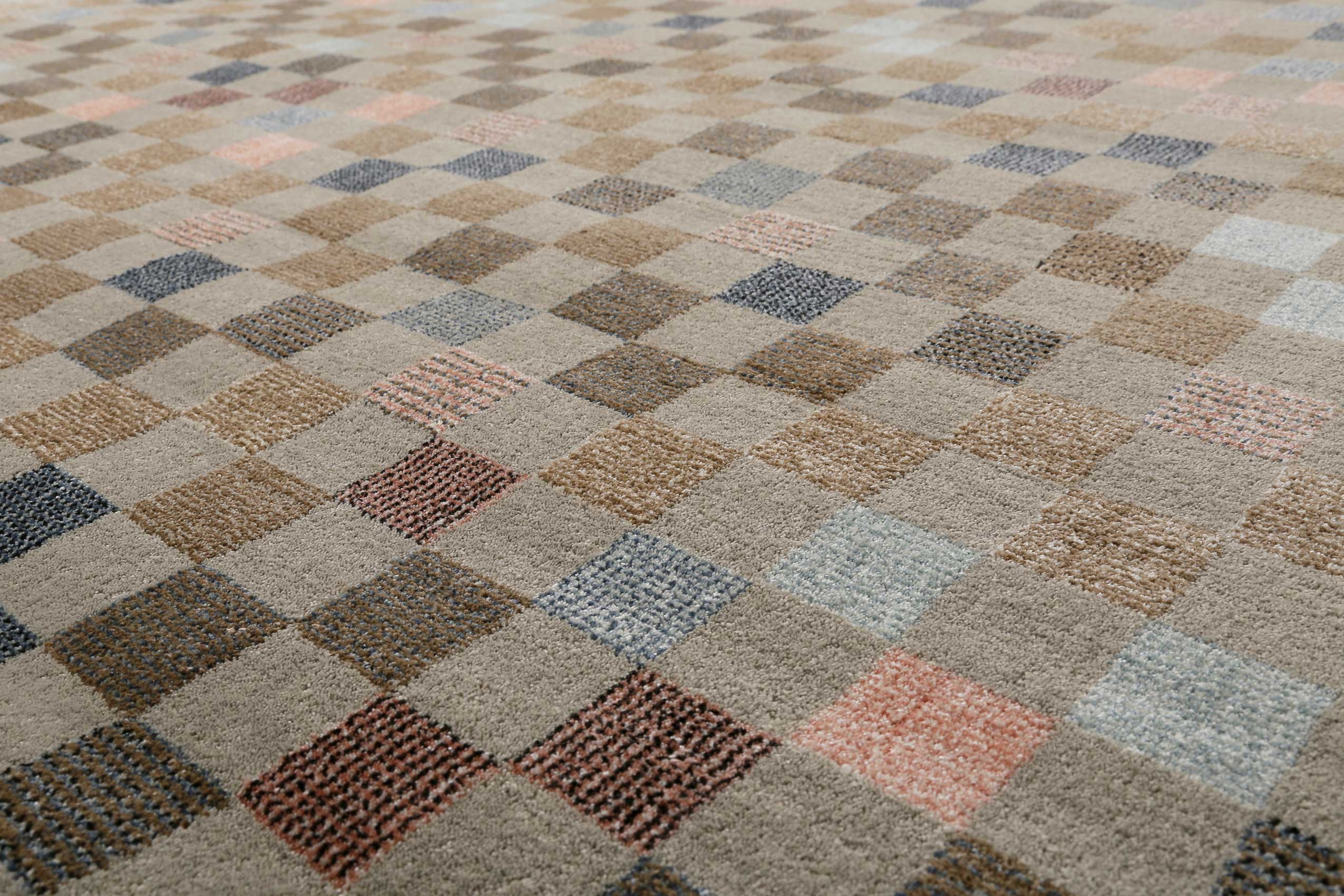 Teppich Beige Bunt Kurzflor » Physical 2.0 « WECONhome - Ansicht 5