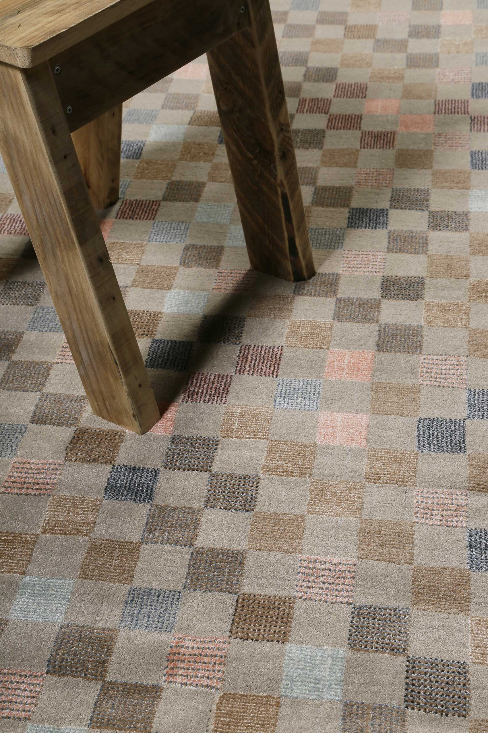 Teppich Beige Bunt Kurzflor » Physical 2.0 « WECONhome - Ansicht 7