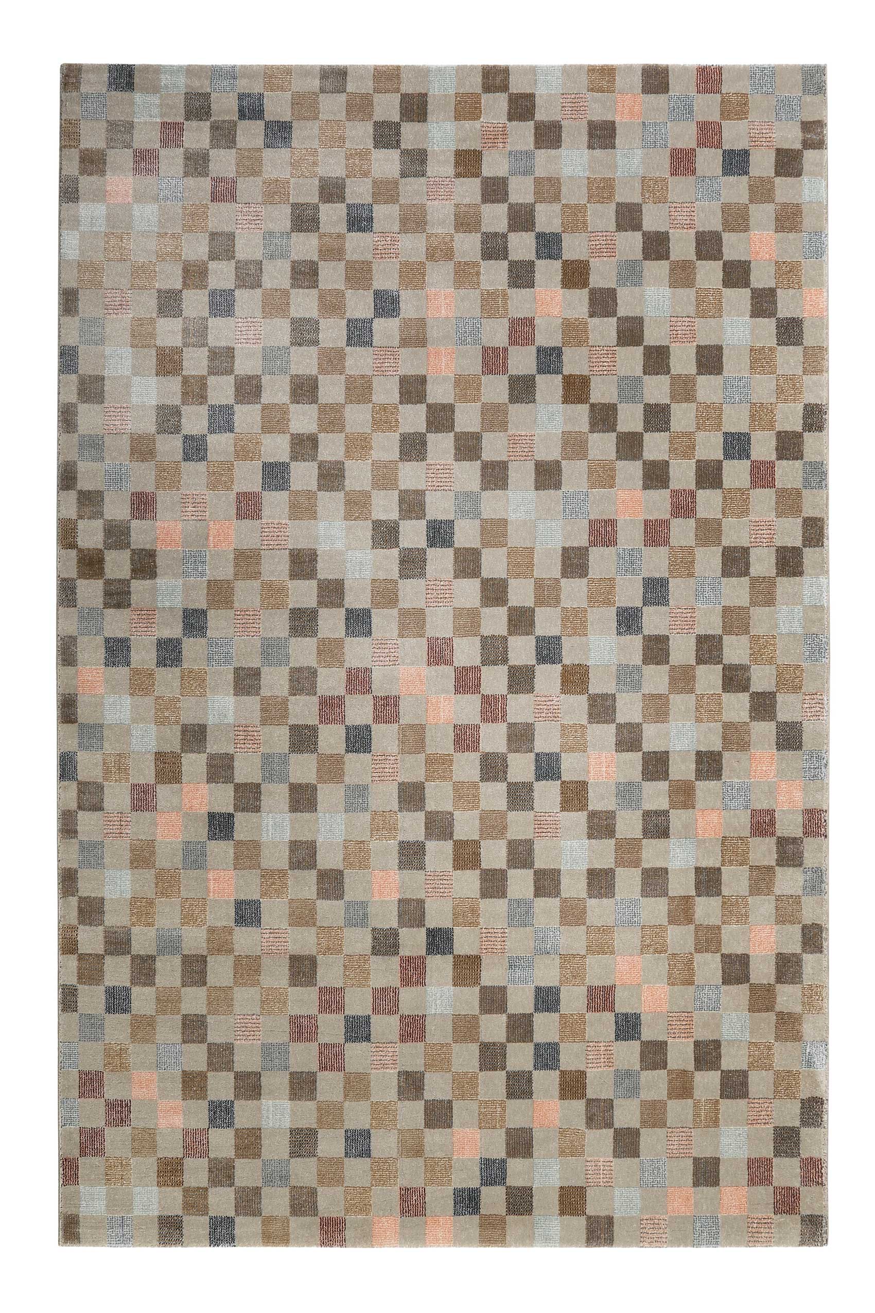 Teppich Beige Bunt Kurzflor » Physical 2.0 « WECONhome - Ansicht 1