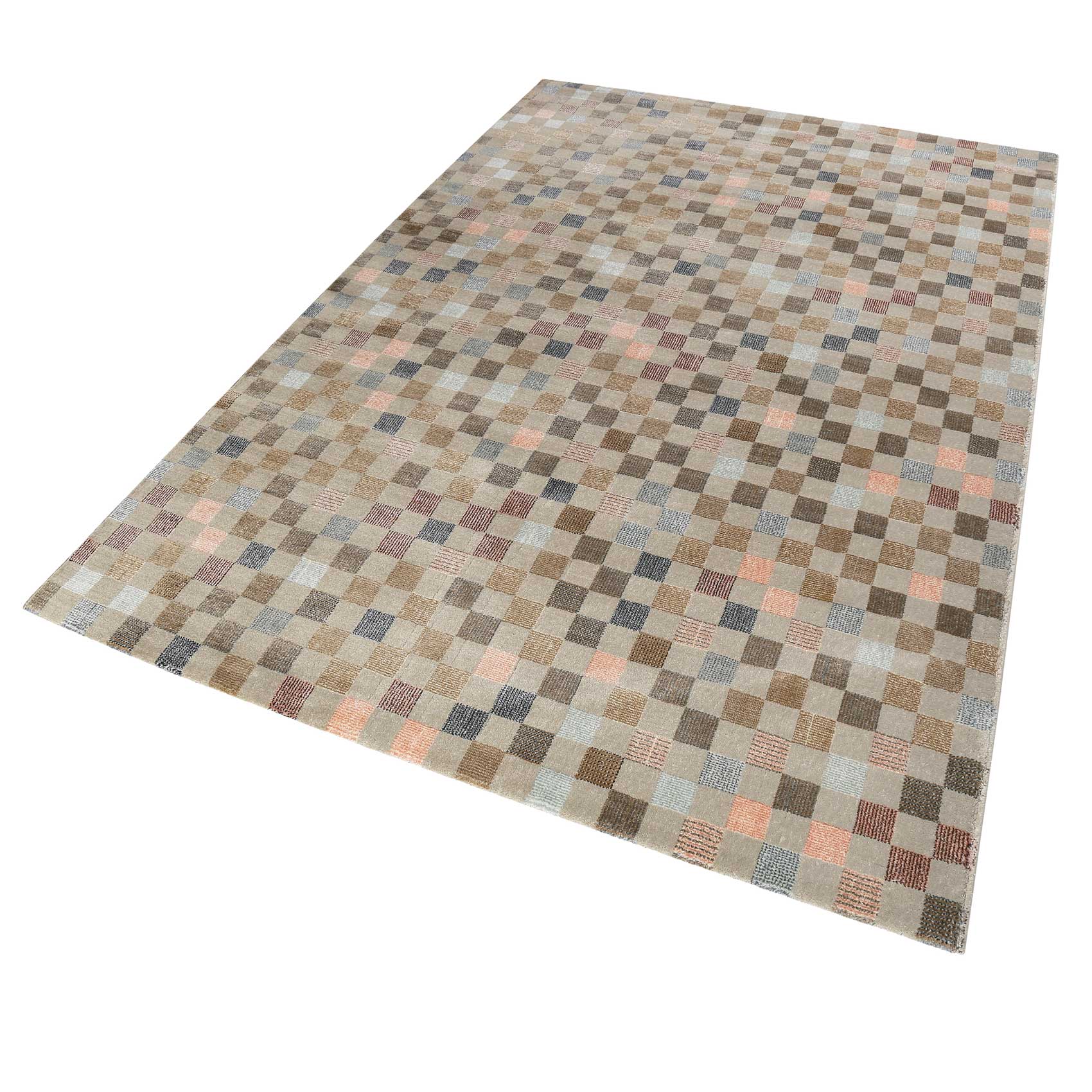 Teppich Beige Bunt Kurzflor » Physical 2.0 « WECONhome - Ansicht 2