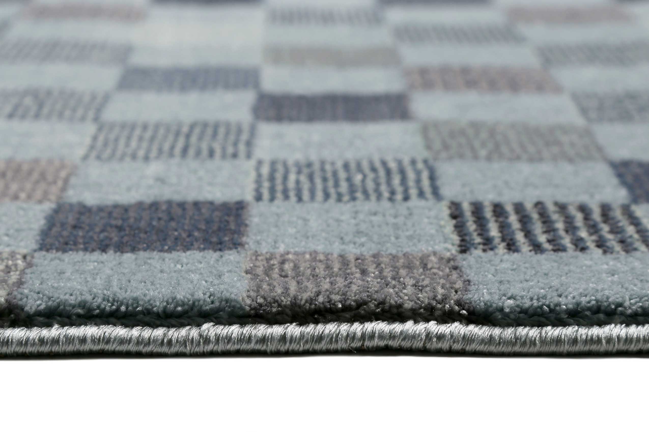 Teppich Blau Kurzflor 