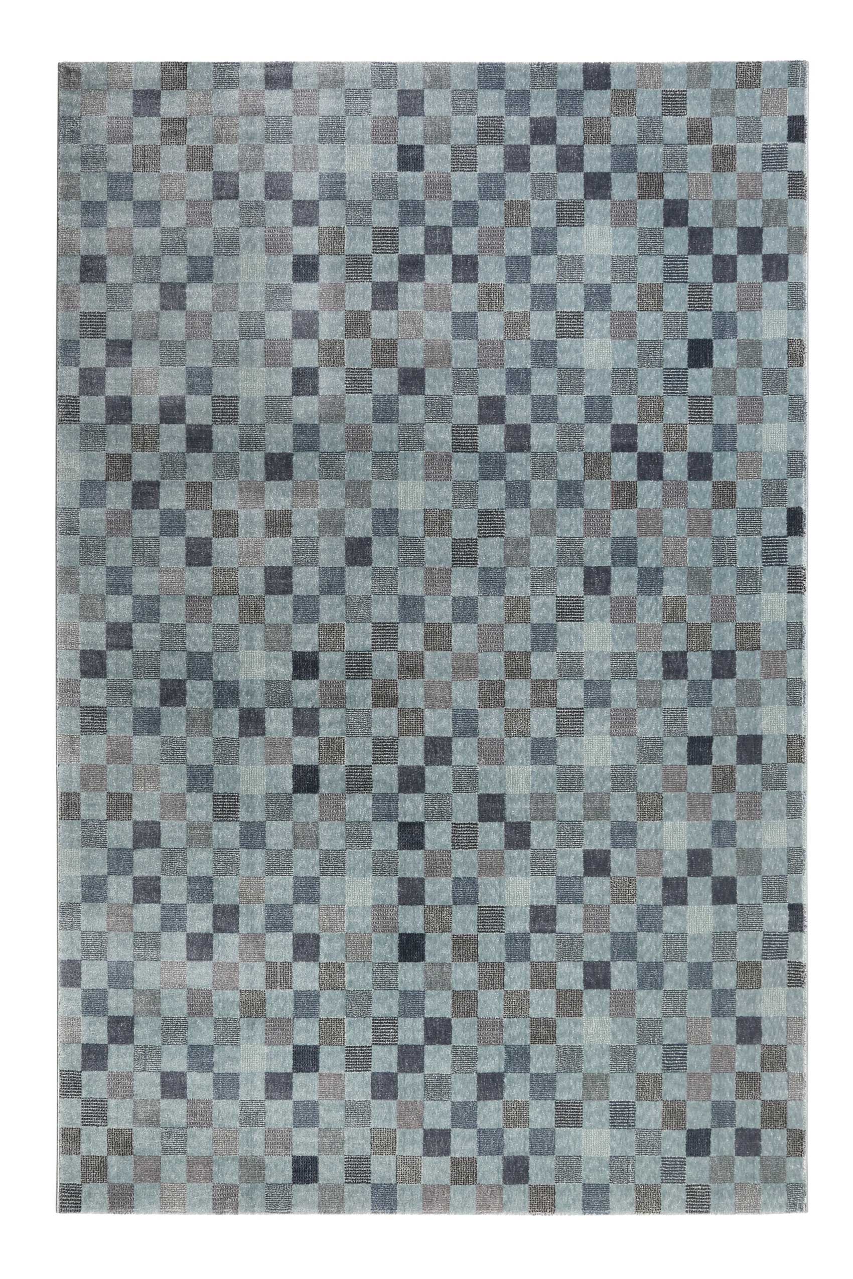 Teppich Blau Kurzflor » Physical 2.0 « WECONhome - Ansicht 1