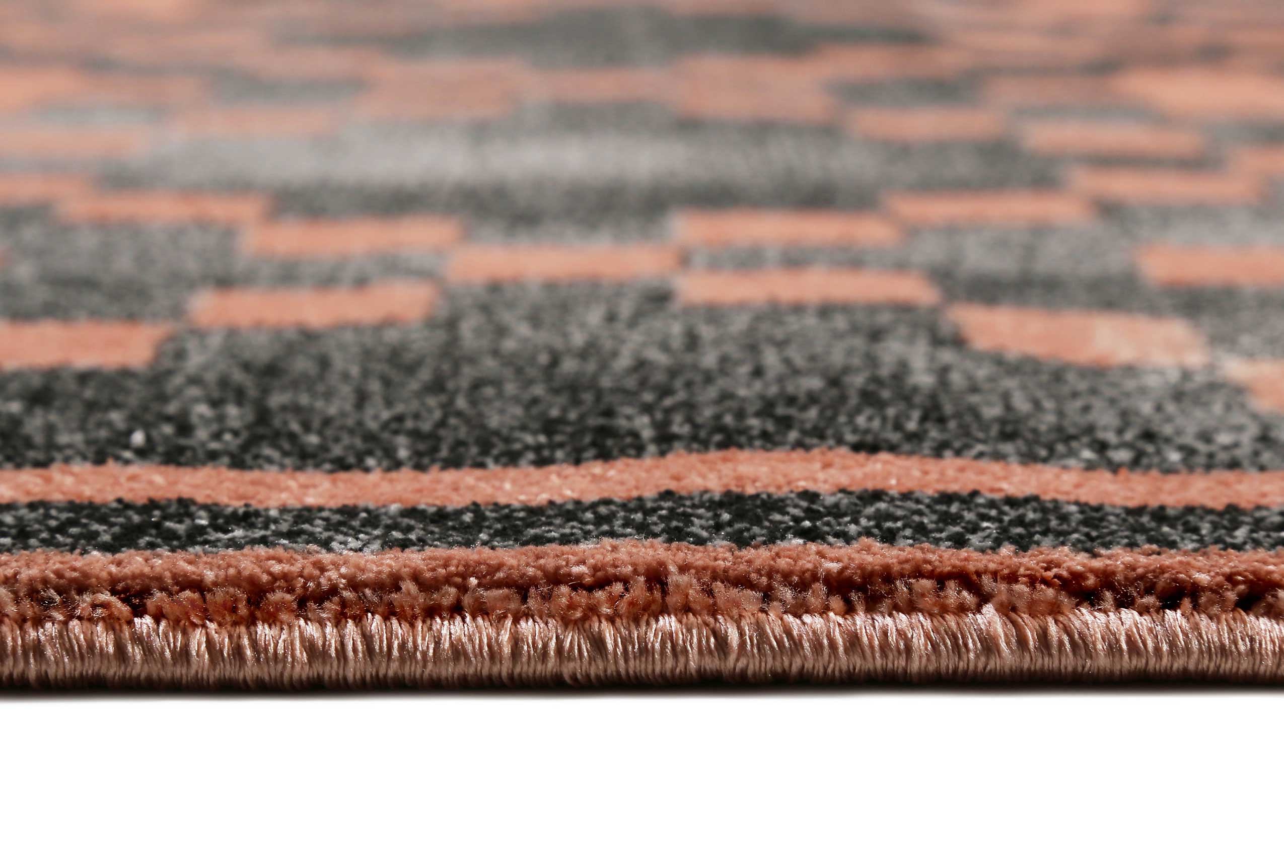 Teppich Grau Koralle Kurzflor » Pleasure 2.0 « WECONhome - Ansicht 4