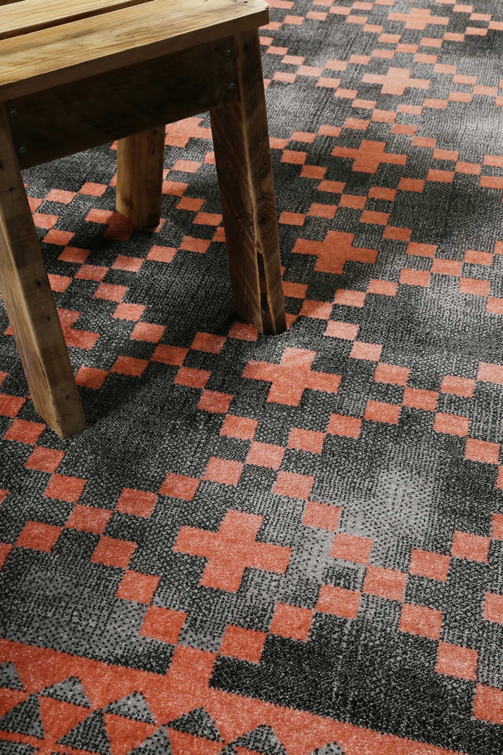 Teppich Grau Koralle Kurzflor » Pleasure 2.0 « WECONhome - Ansicht 7
