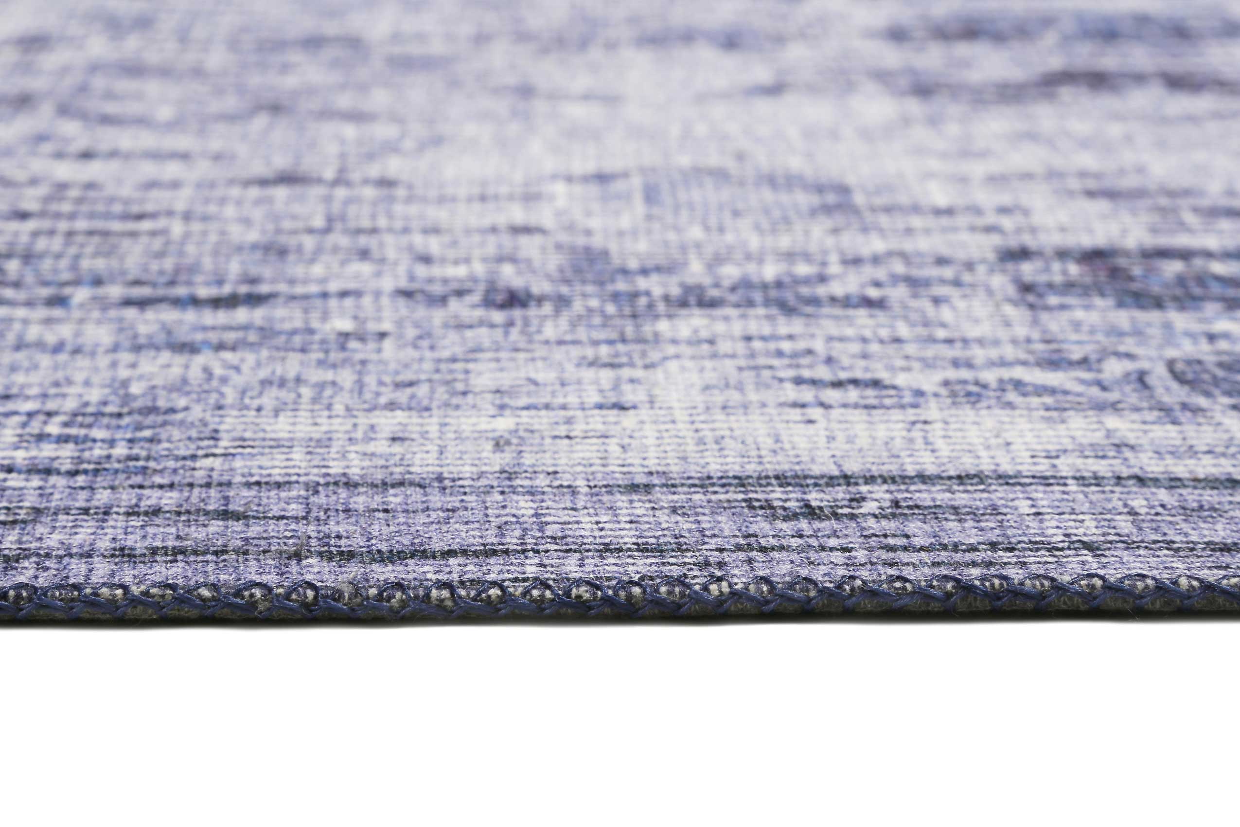Vintage Teppich Grau Flieder Blau 