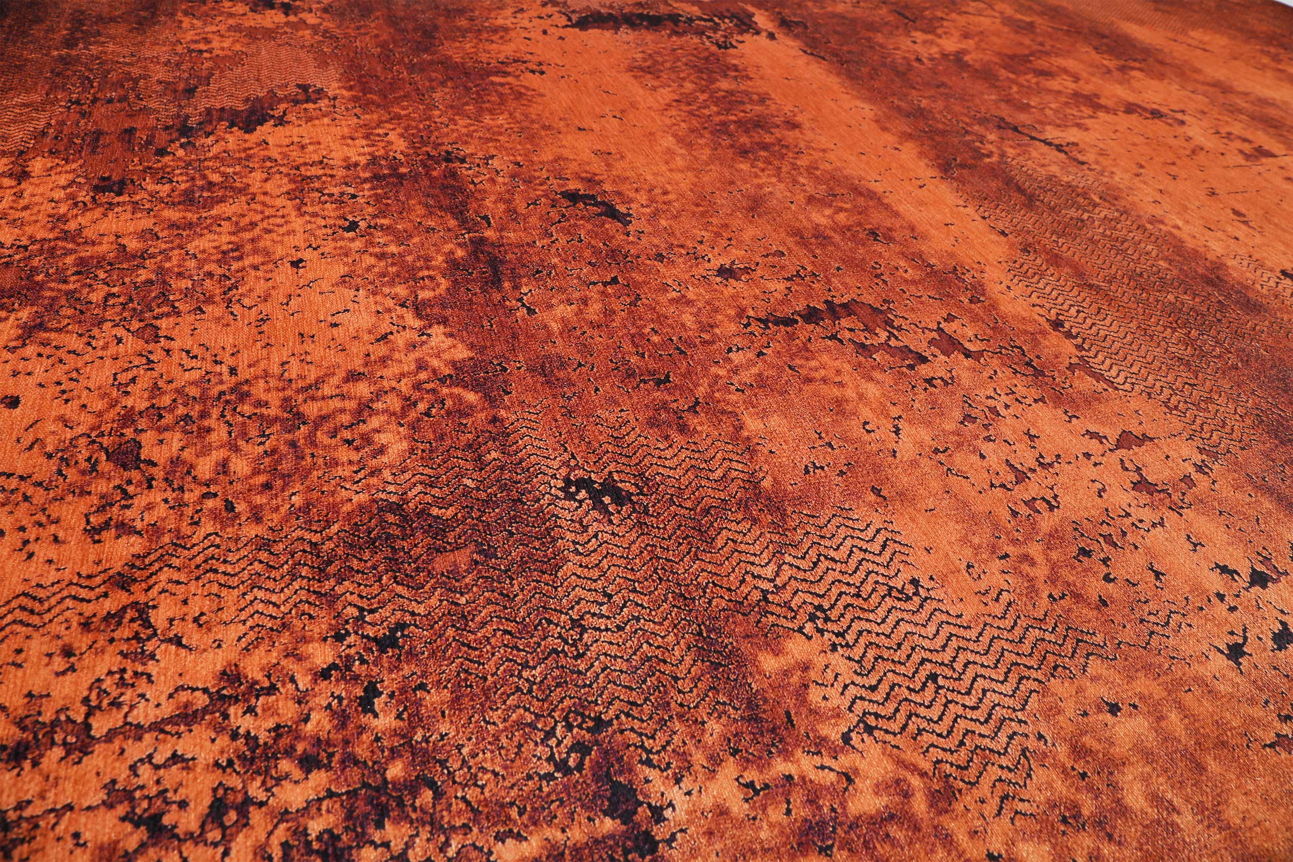 Vintage Teppich Rost Rot Kurzflor » Radiate « WECONhome - Ansicht 5