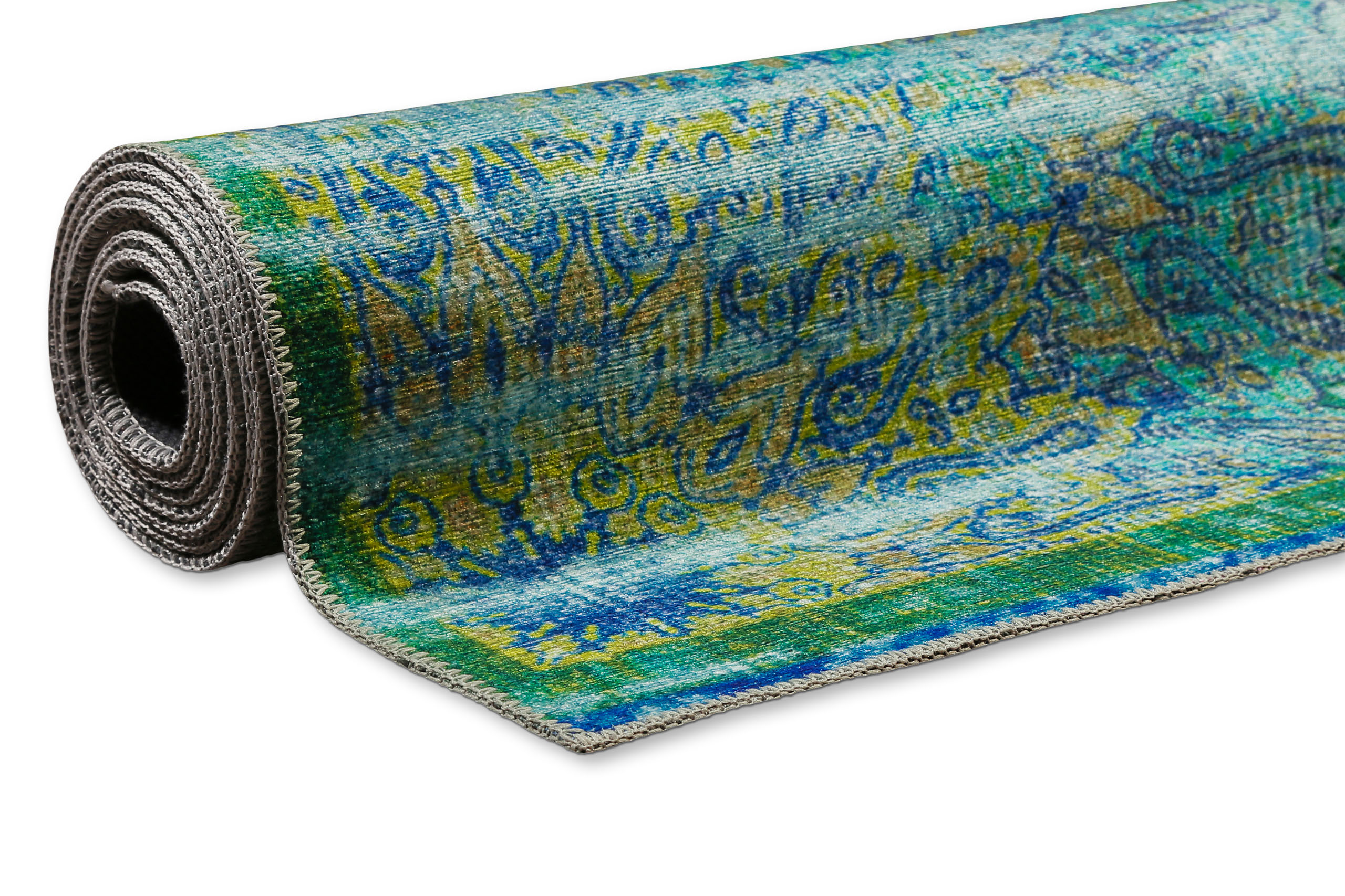 Teppich Türkis Vintage 
