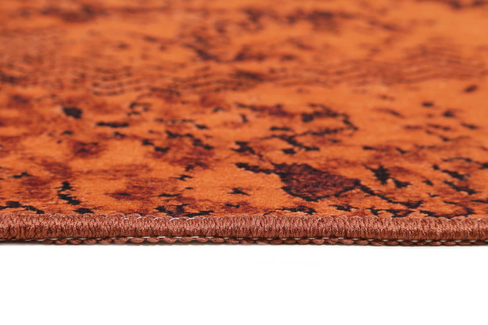 Badteppich Rostrot Vintage