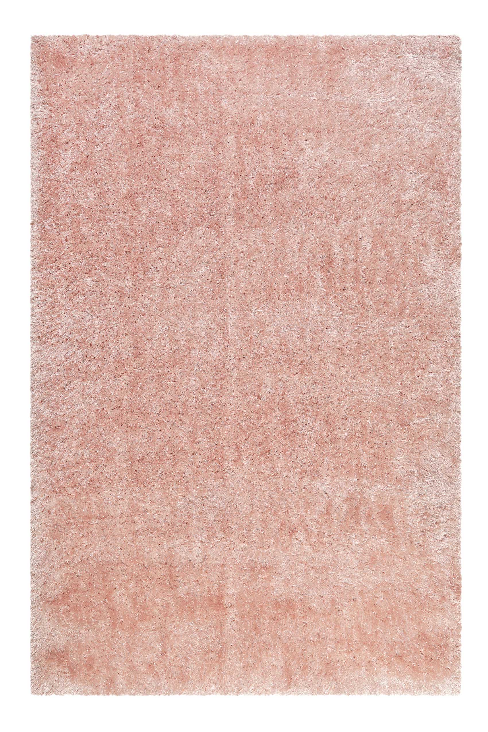 Teppich Rosa glänzend Hochflor 