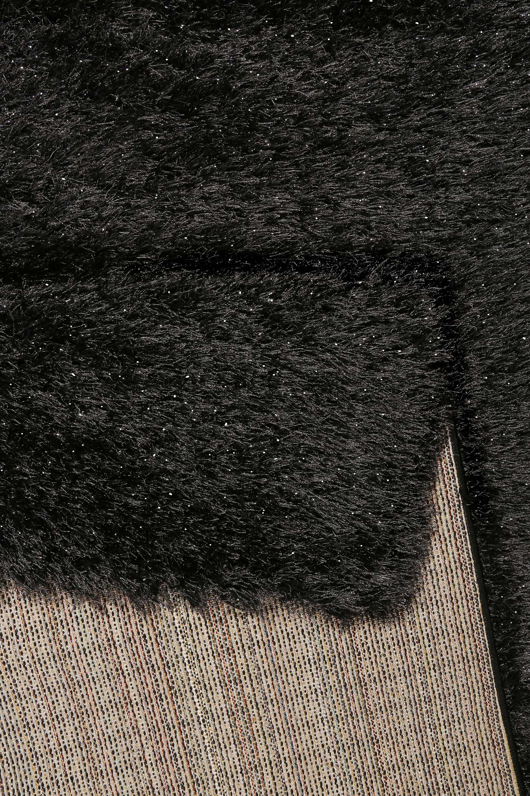 Teppich Anthrazit glänzend Hochflor » Shiny Touch « WECONhome - Ansicht 3