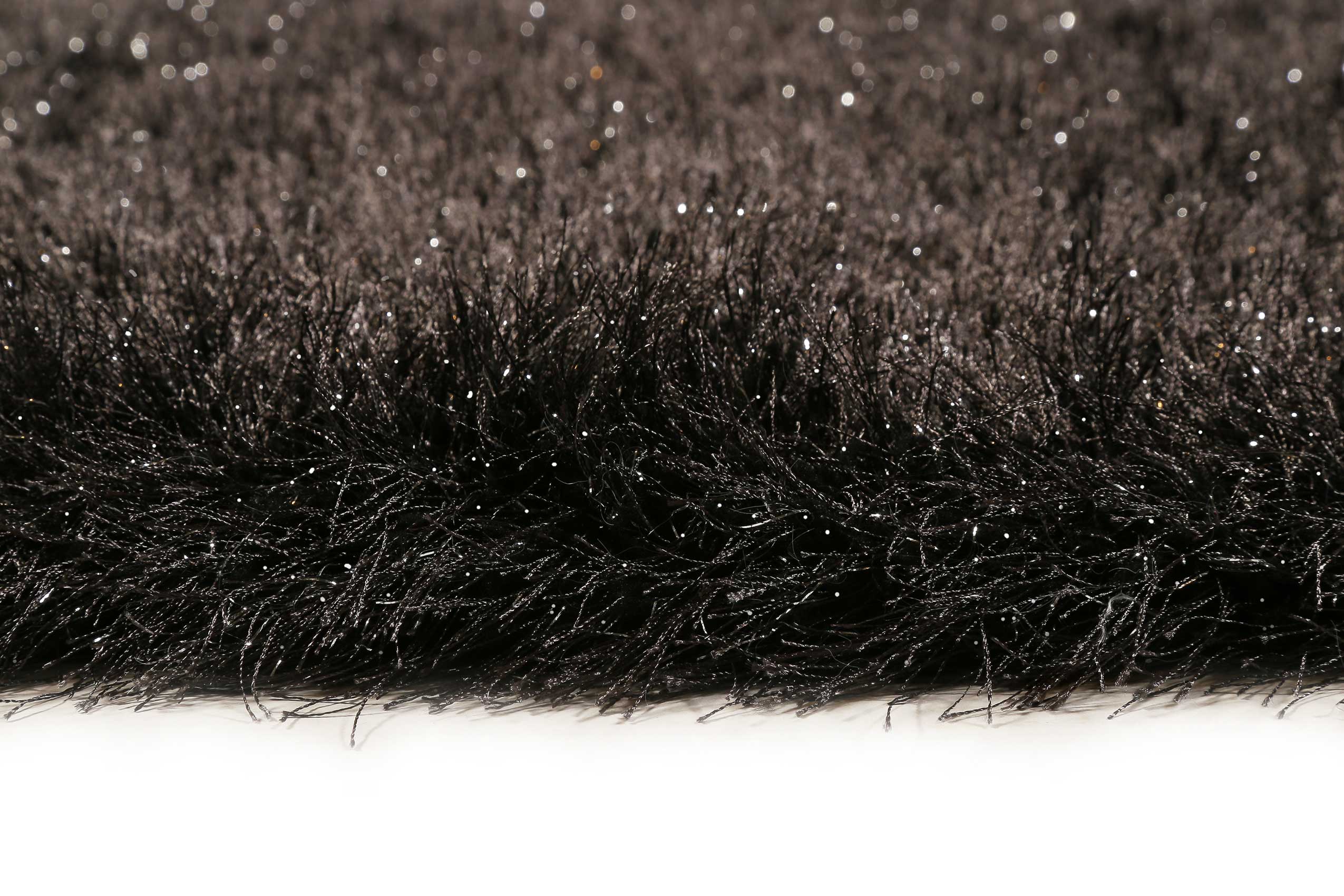 Teppich Anthrazit glänzend Hochflor 