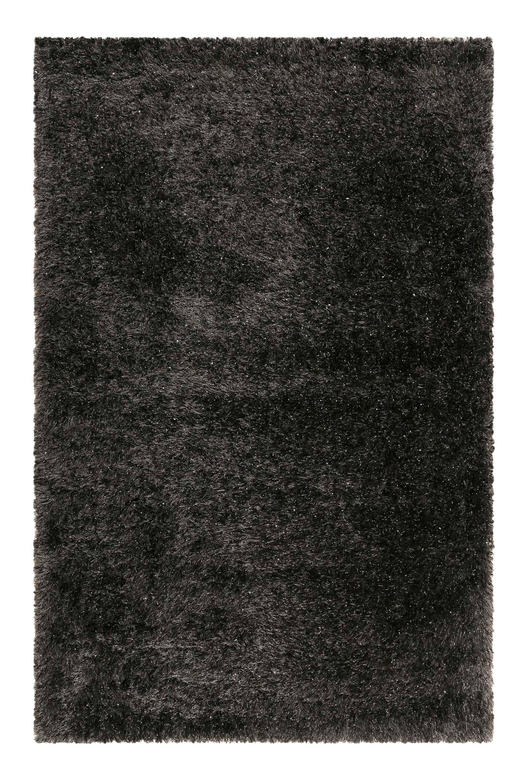 Teppich Anthrazit glänzend Hochflor 