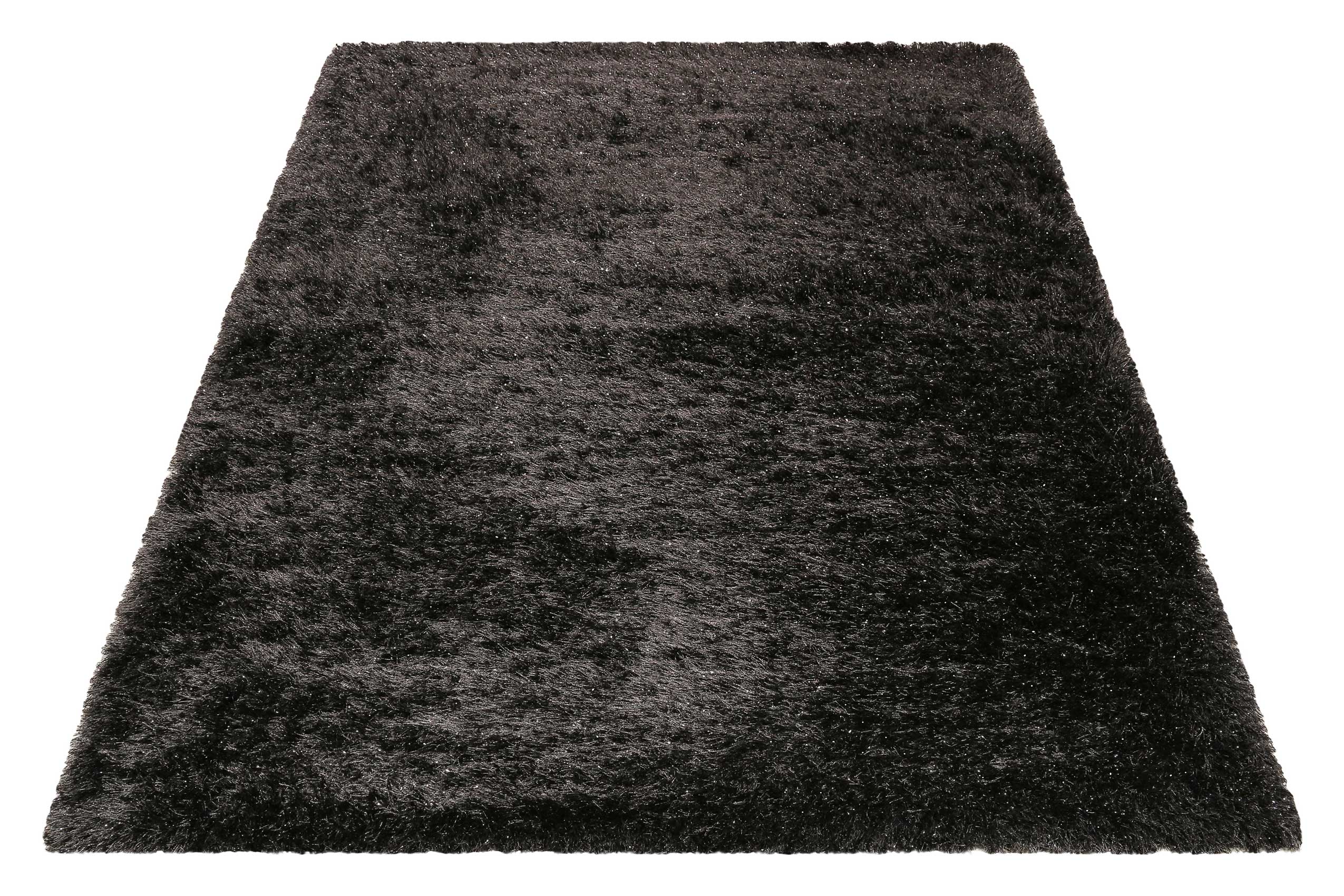 Teppich Anthrazit glänzend Hochflor » Shiny Touch « WECONhome - Ansicht 2