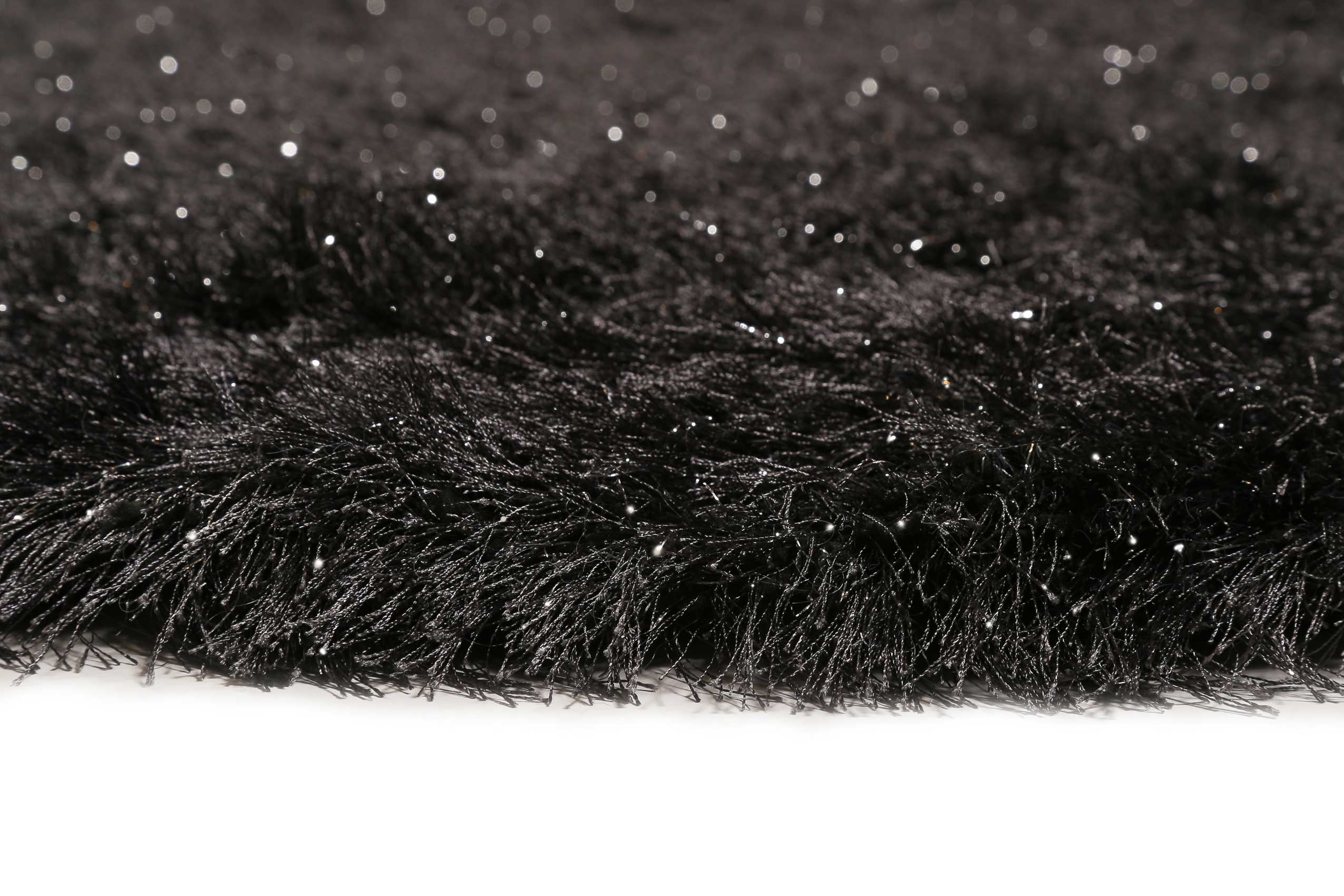 Teppich Rund Anthrazit glänzend Hochflor » Shiny Touch « WECONhome - Ansicht 4