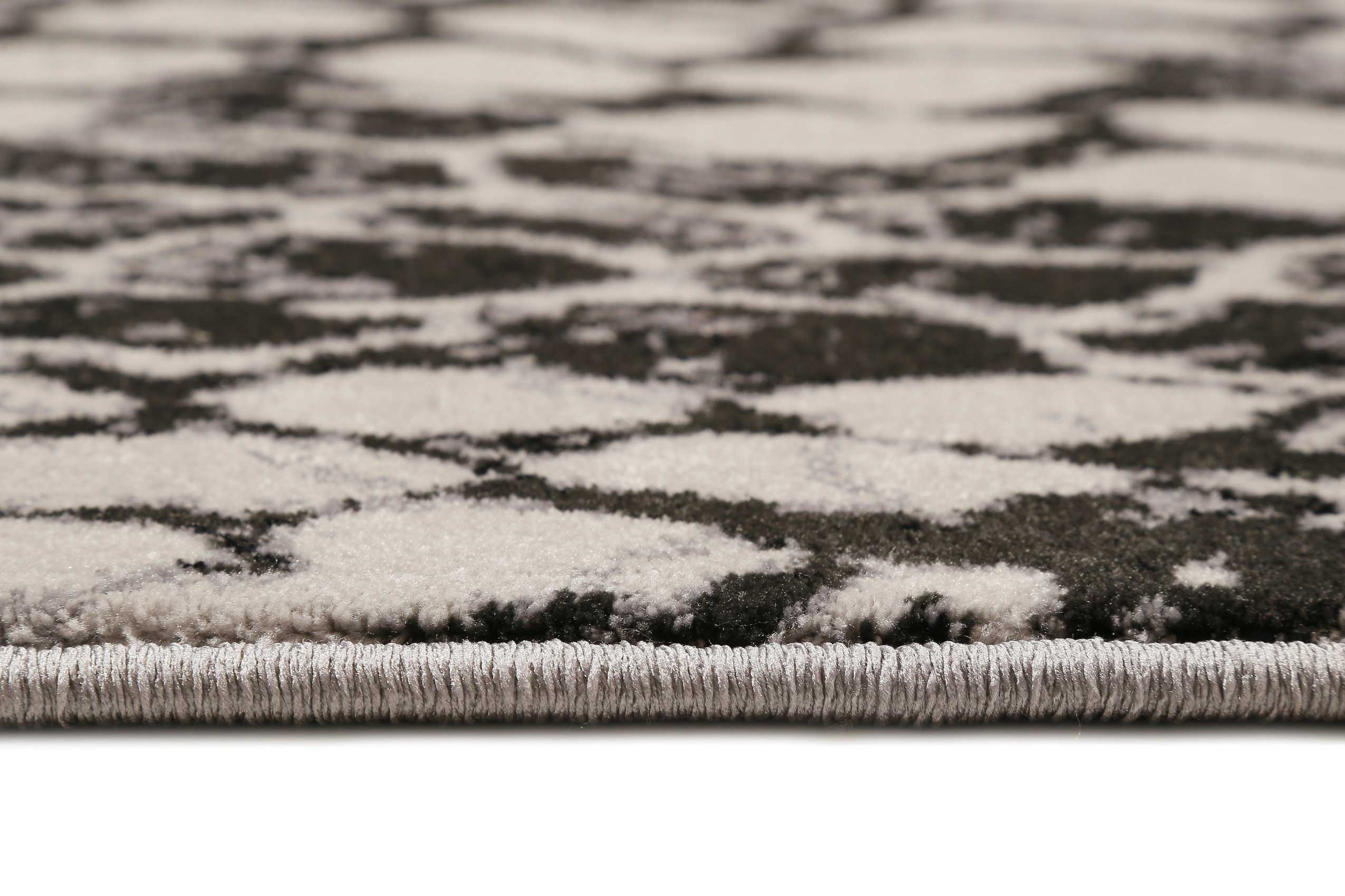 Teppich Grau Silber Kurzflor » Snake « WECONhome - Ansicht 4