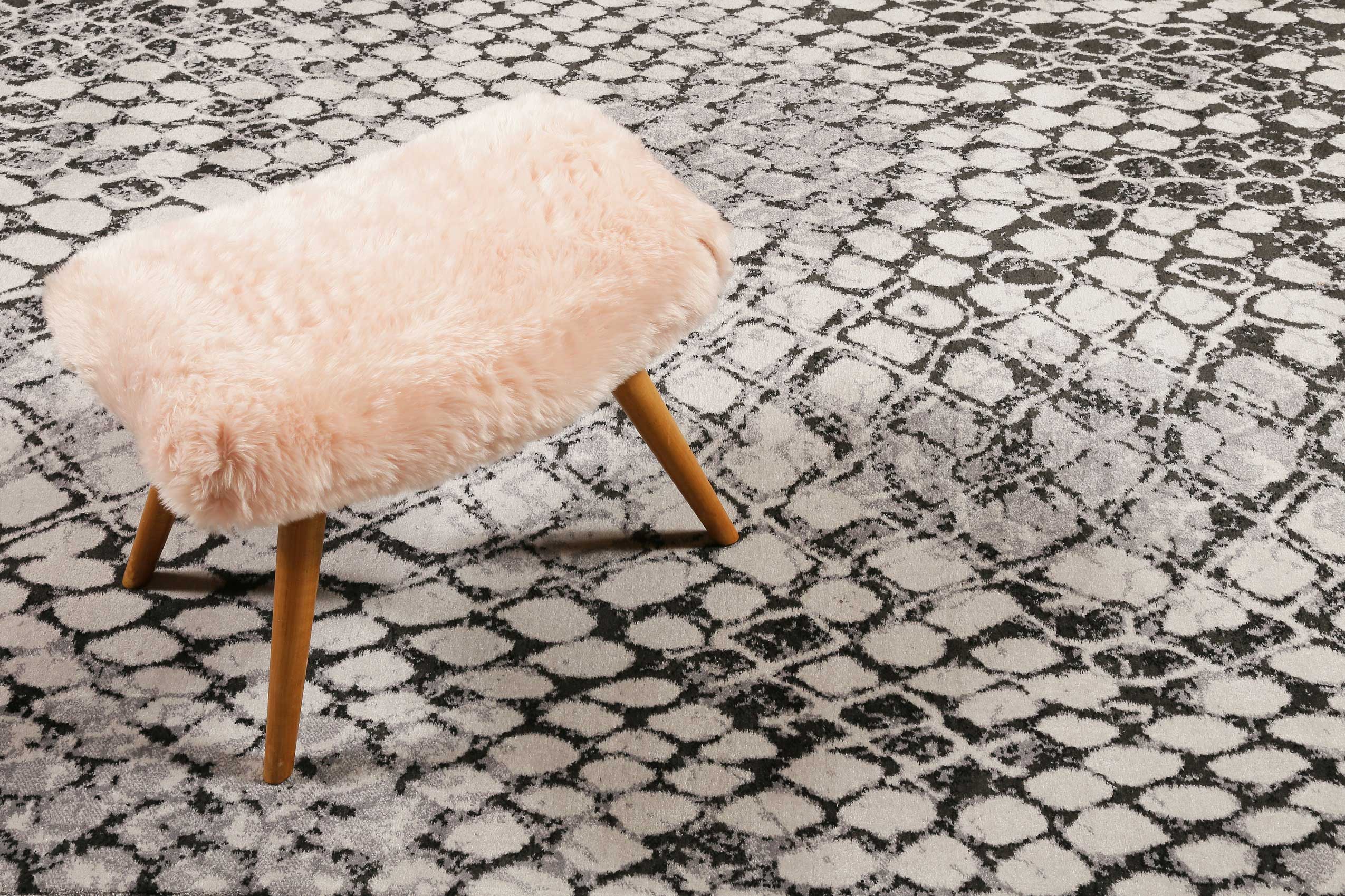 Teppich Grau Silber Kurzflor » Snake « WECONhome - Ansicht 6
