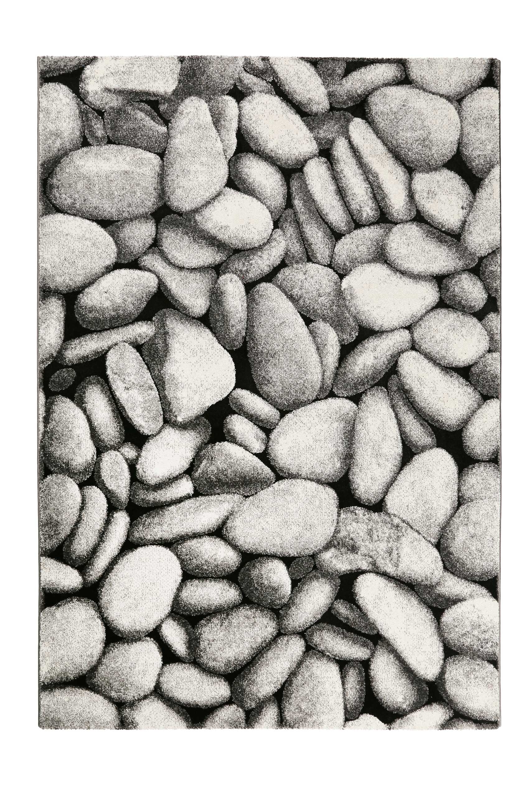 Teppich Grau Anthrazit Kurzflor 
