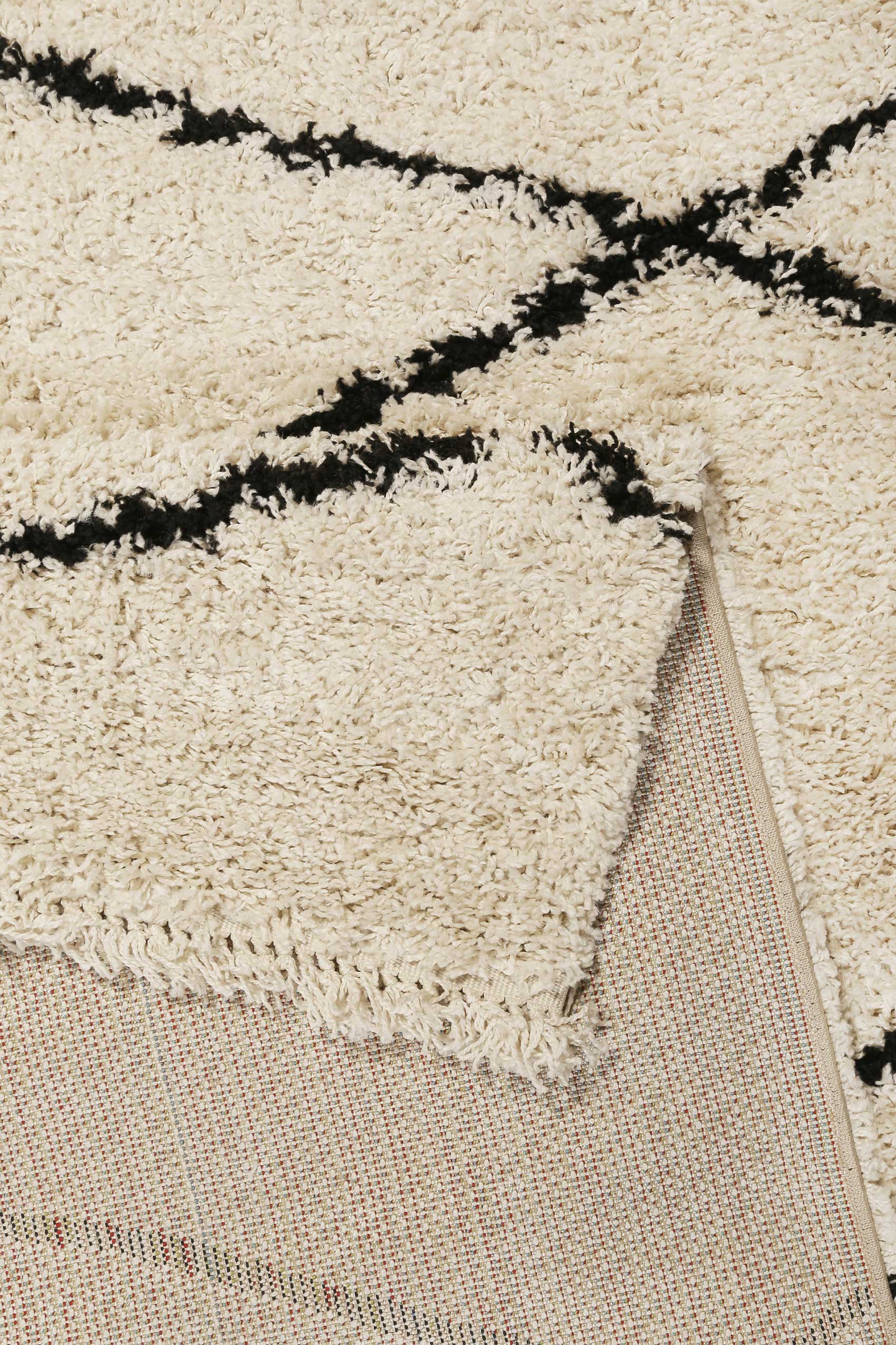 Teppich Creme Beige im Berber Style 