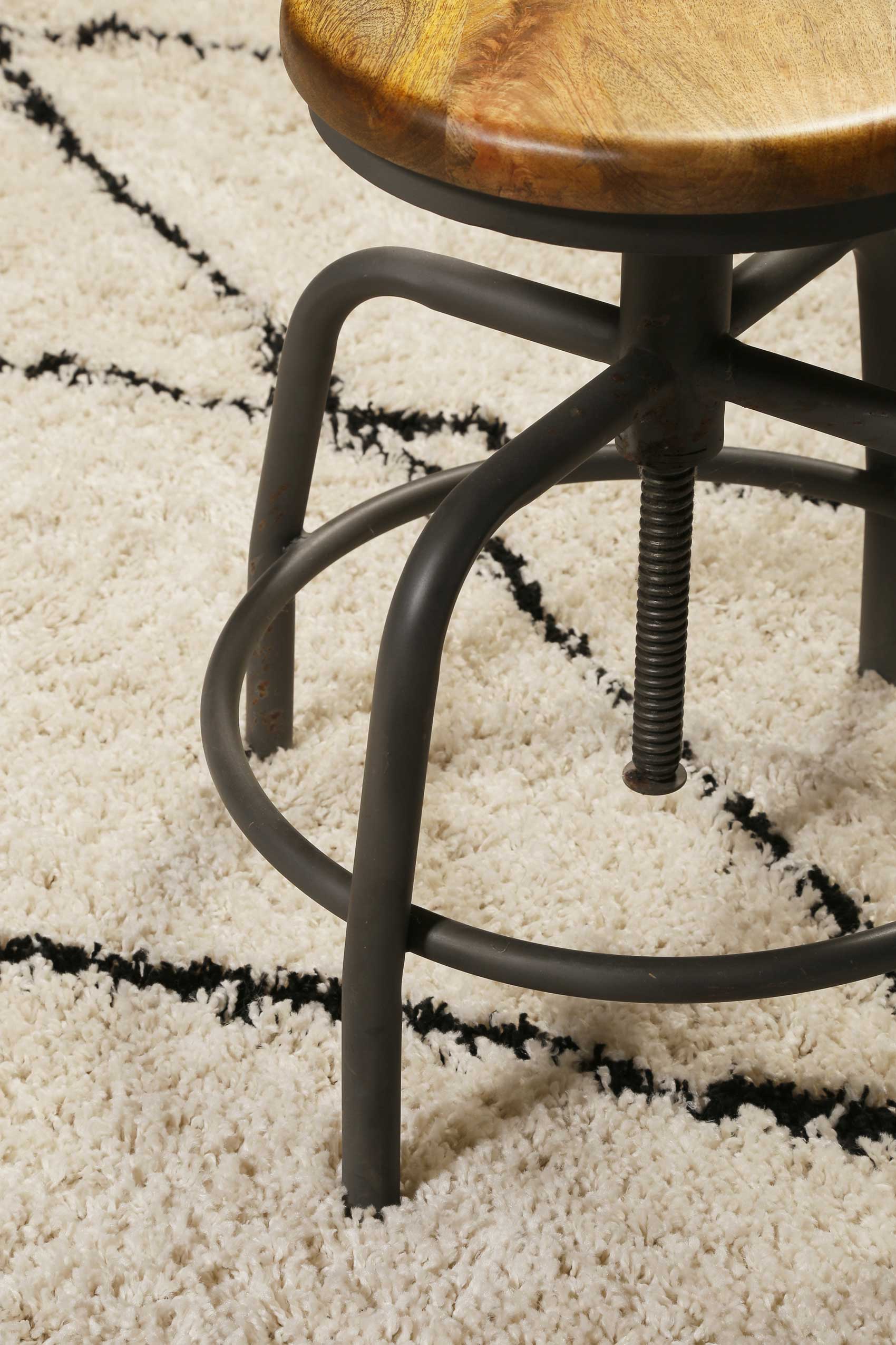 Teppich Creme Beige im Berber Style 