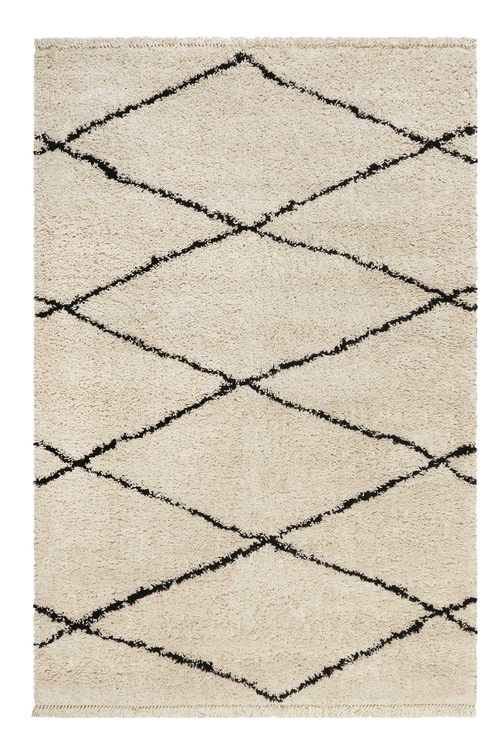 Teppich Creme Beige im Berber Style 