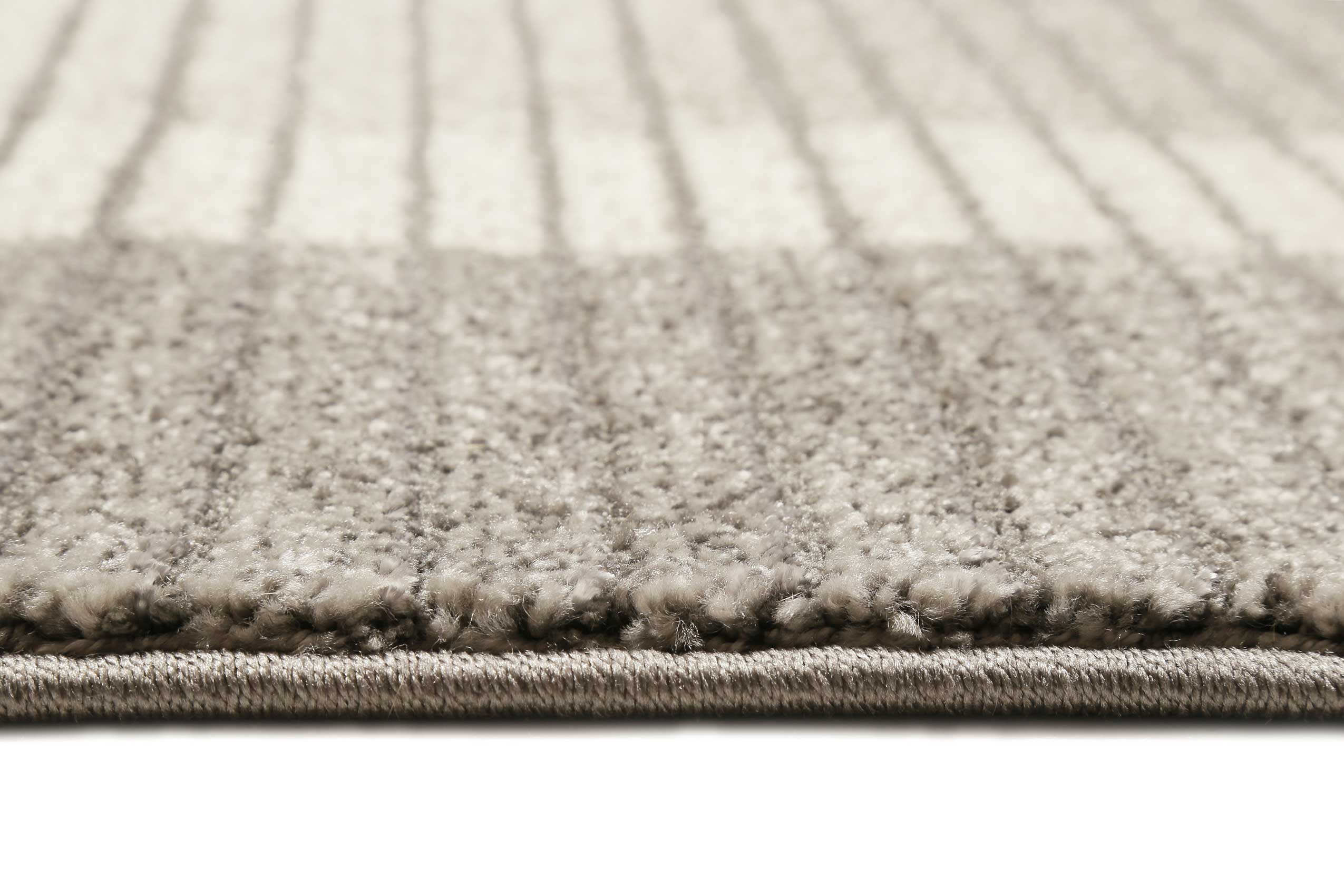 Teppich Grau Silber Kurzflor » Velvet Flow « WECONhome - Ansicht 4