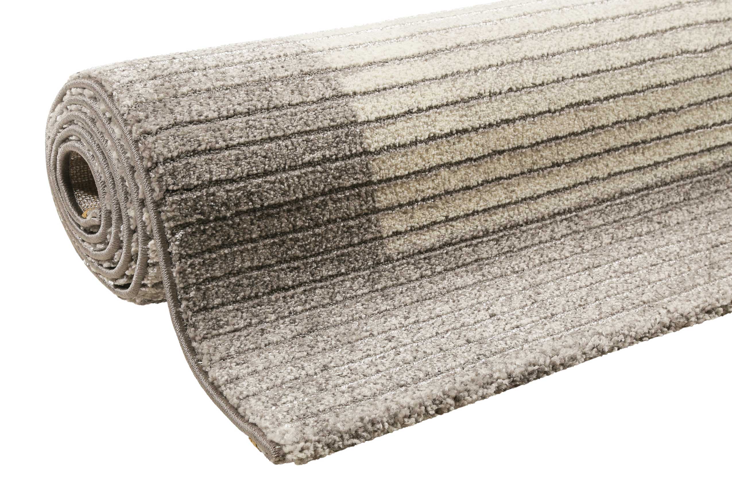 Teppich Grau Silber Kurzflor » Velvet Flow « WECONhome - Ansicht 7