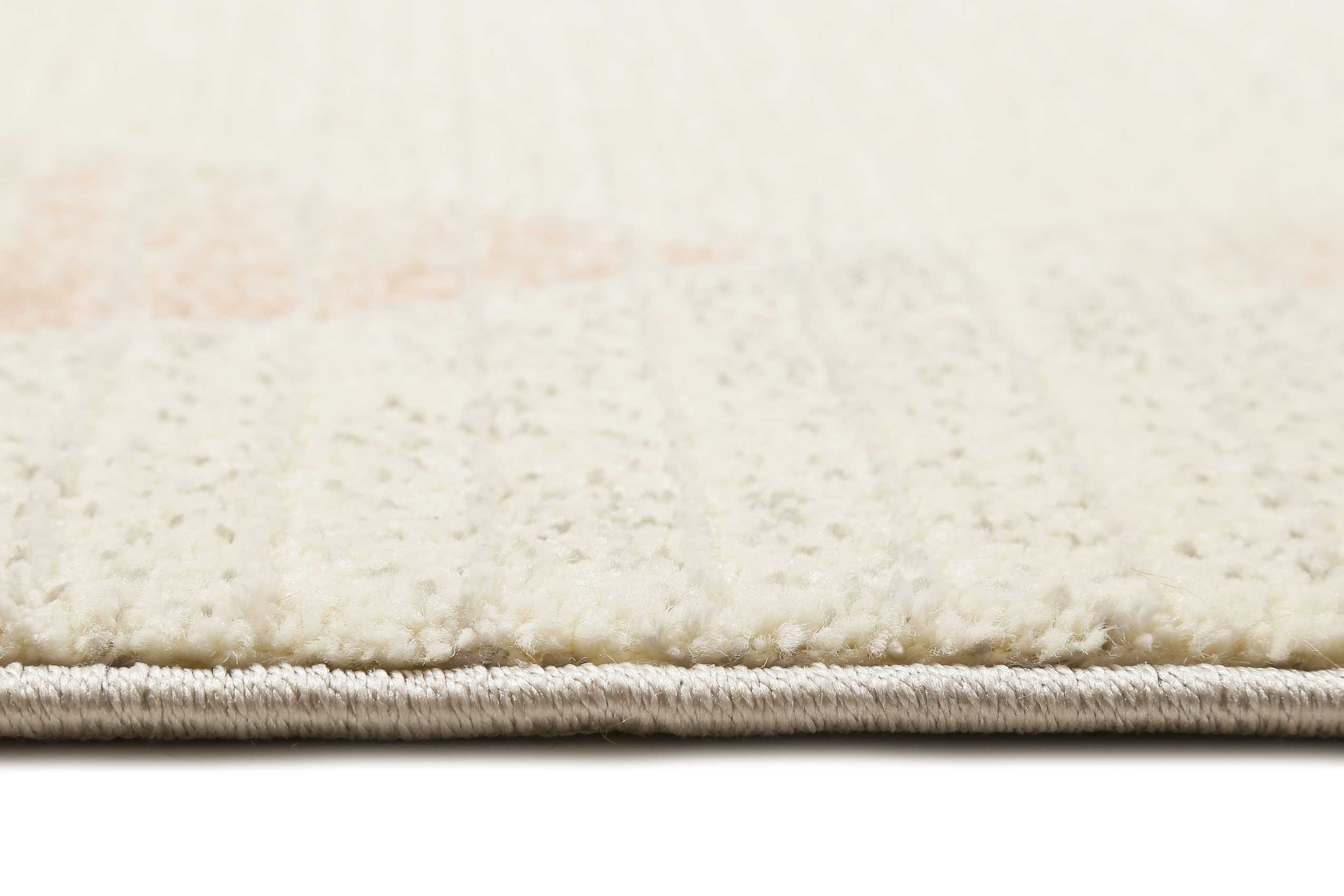 Teppich Rosa Creme Grau Kurzflor » Velvet Mood « WECONhome - Ansicht 4