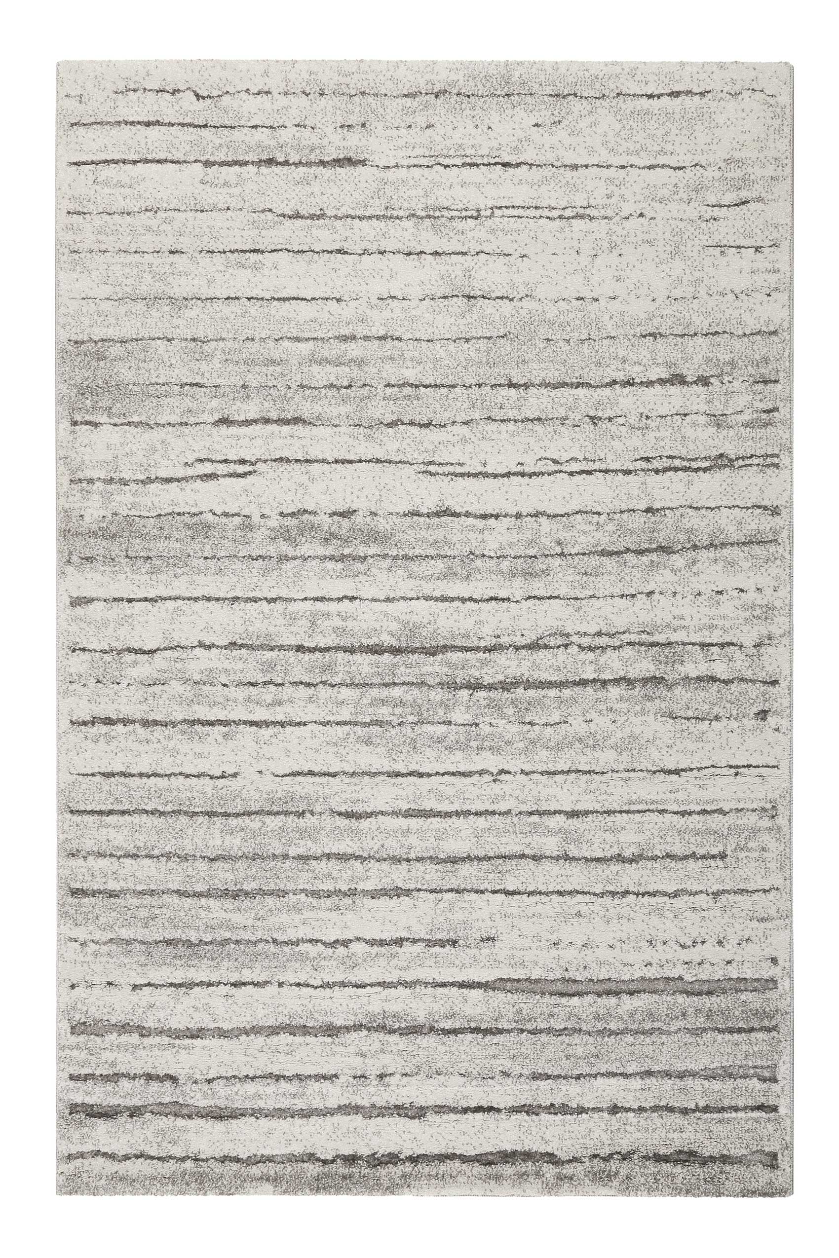 Teppich Grau Creme Weiß Kurzflor » Woodland « WECONhome - Ansicht 1