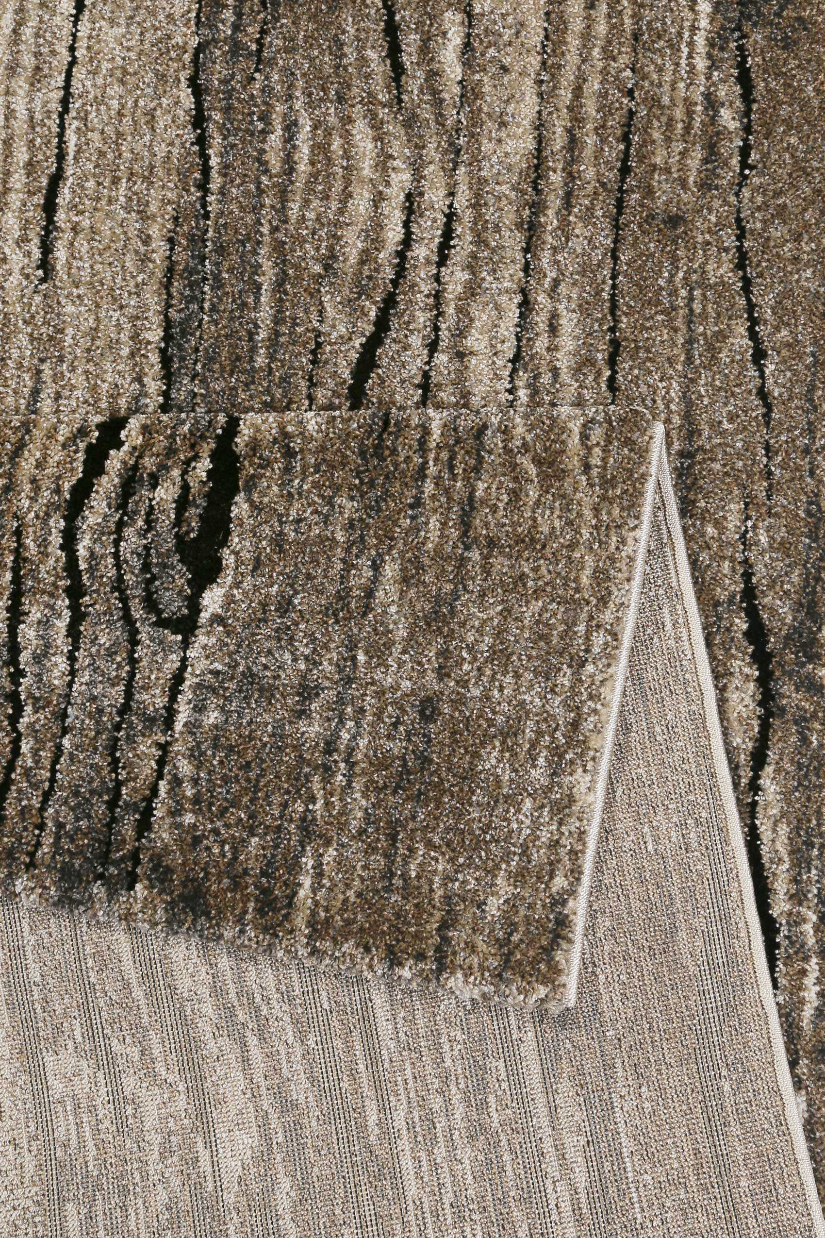 Teppich Holz Braun Kurzflor » Woody « WECONhome - Ansicht 3