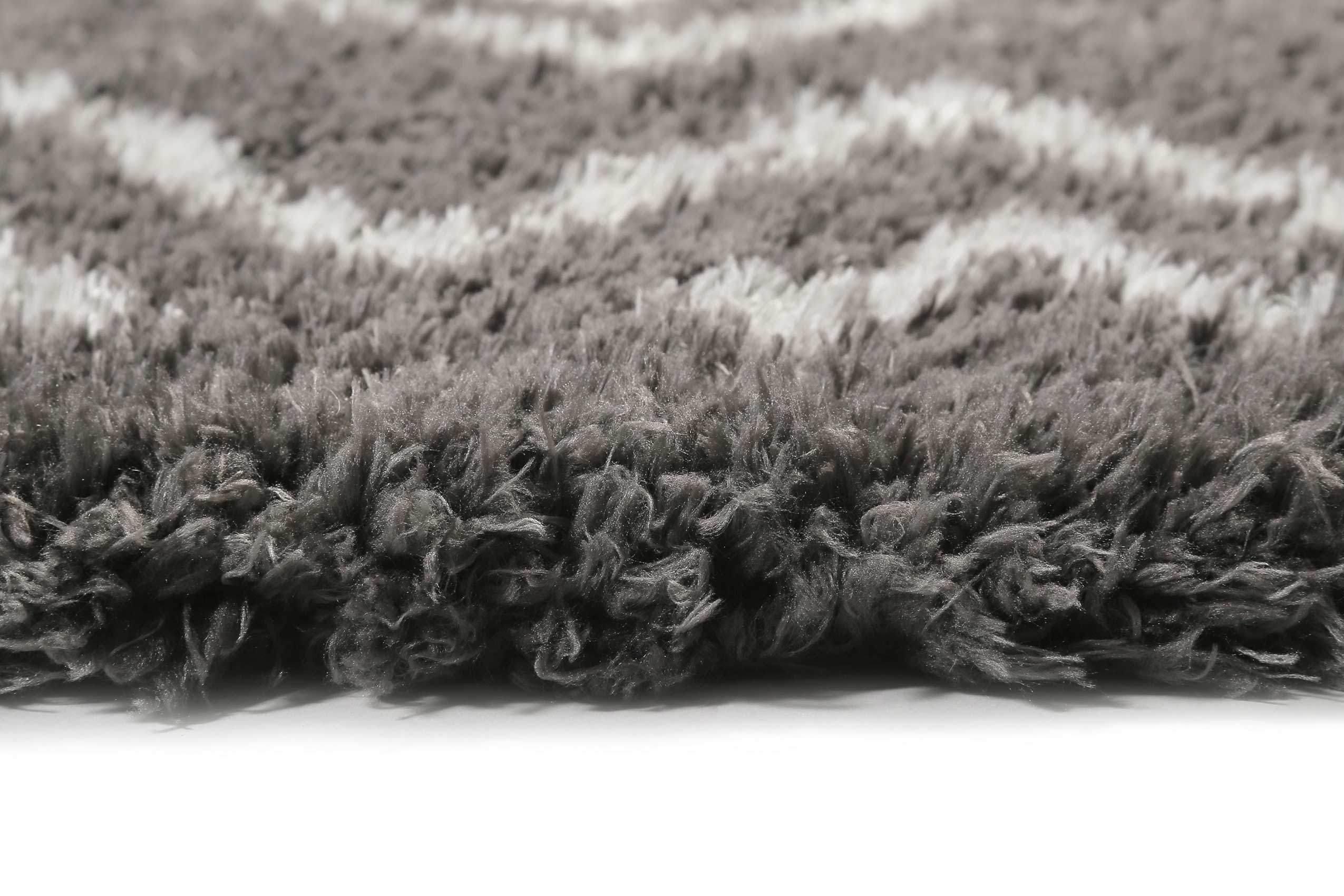 Teppich Grau Hochflor 