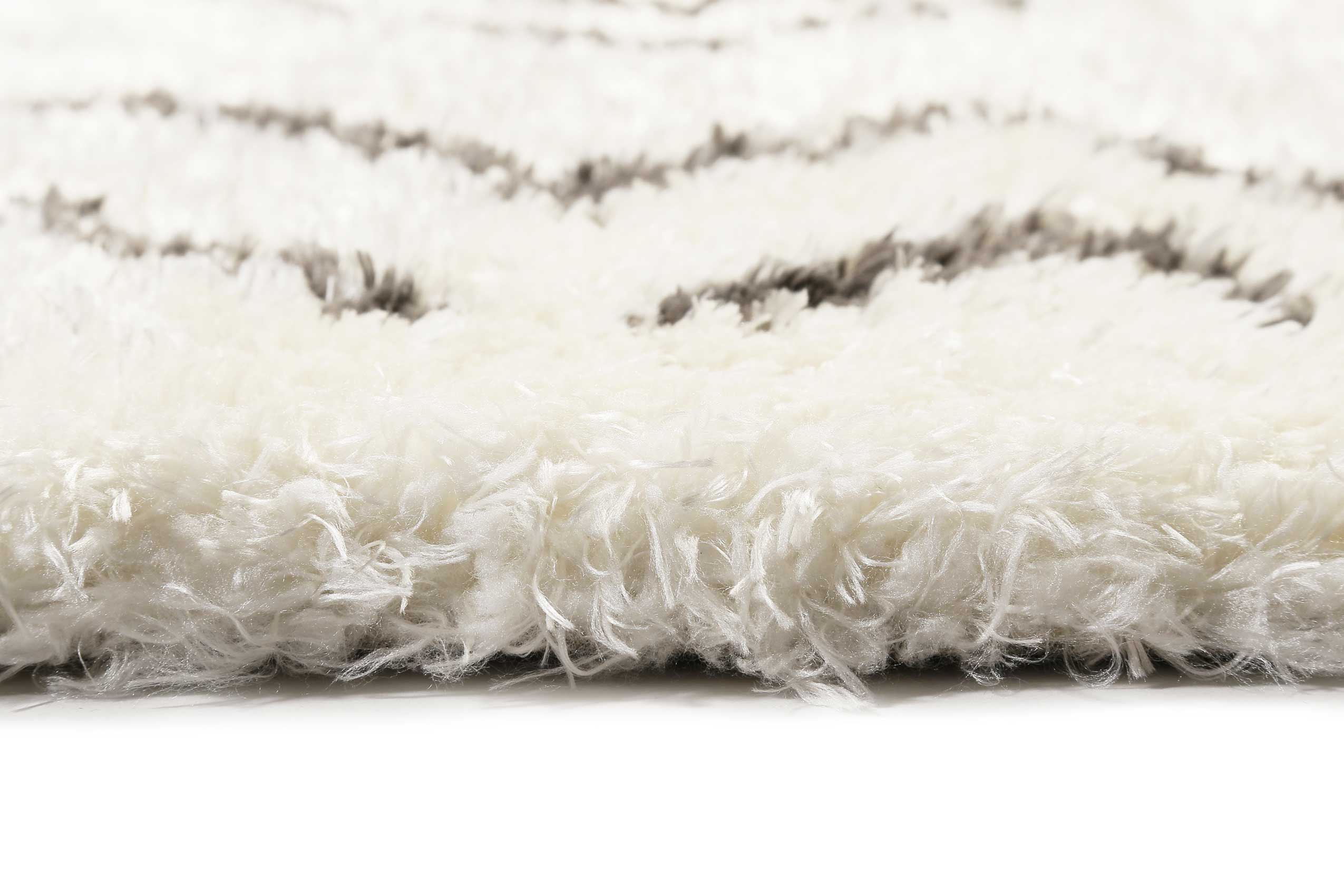 Teppich Weiß Grau Hochflor » Boho&Scandic Yagour « WECONhome - Ansicht 4